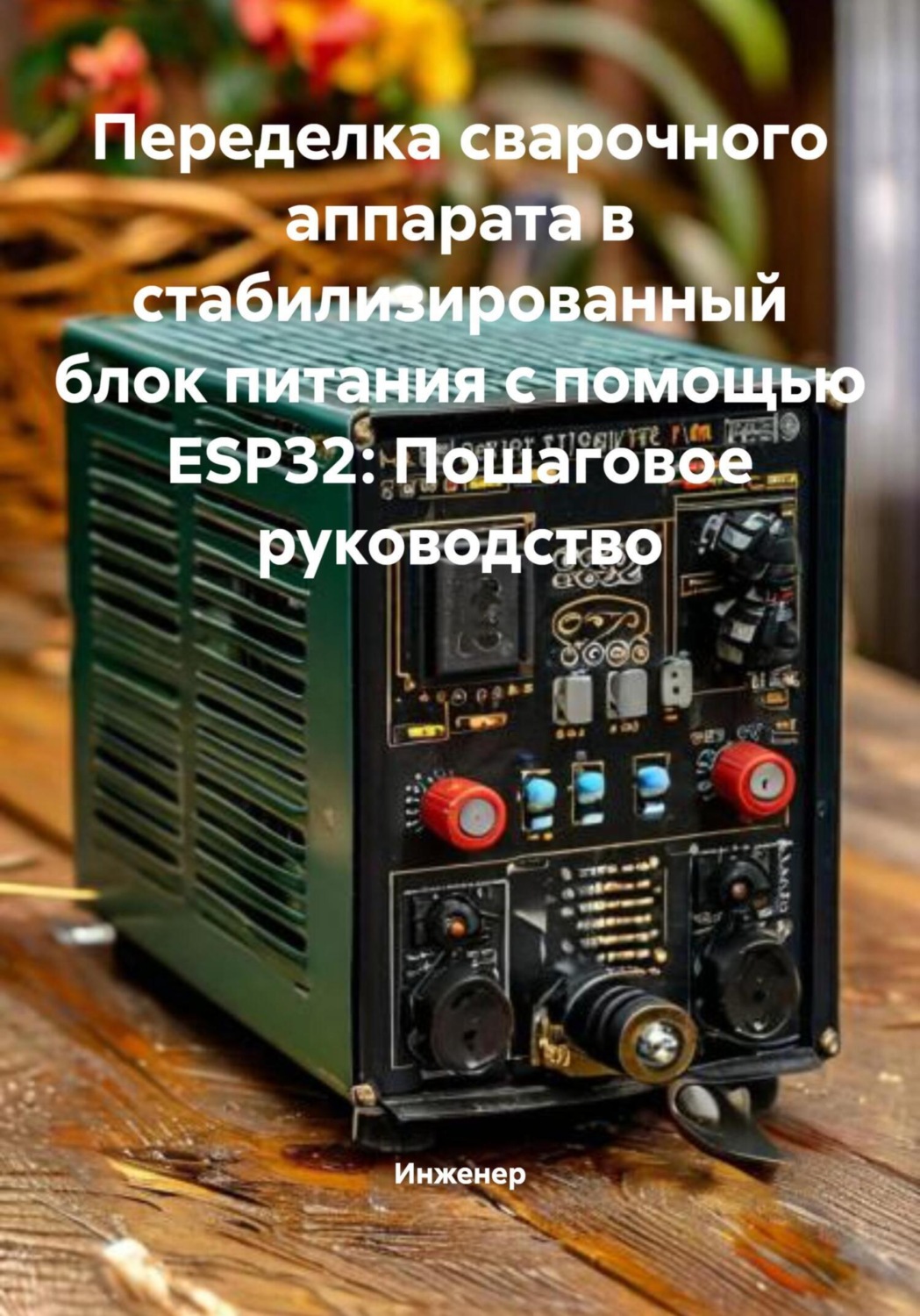 Обложка книги «Переделка сварочного аппарата в стабилизированный блок питания с помощью ESP32: Пошаговое руководство»