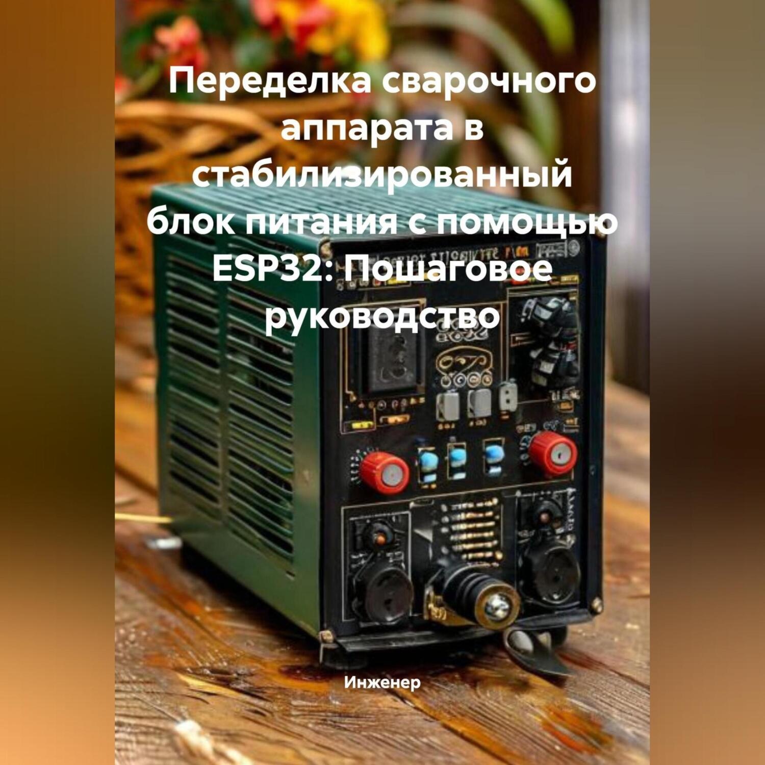 Обложка книги «Переделка сварочного аппарата в стабилизированный блок питания с помощью ESP32: Пошаговое руководство»