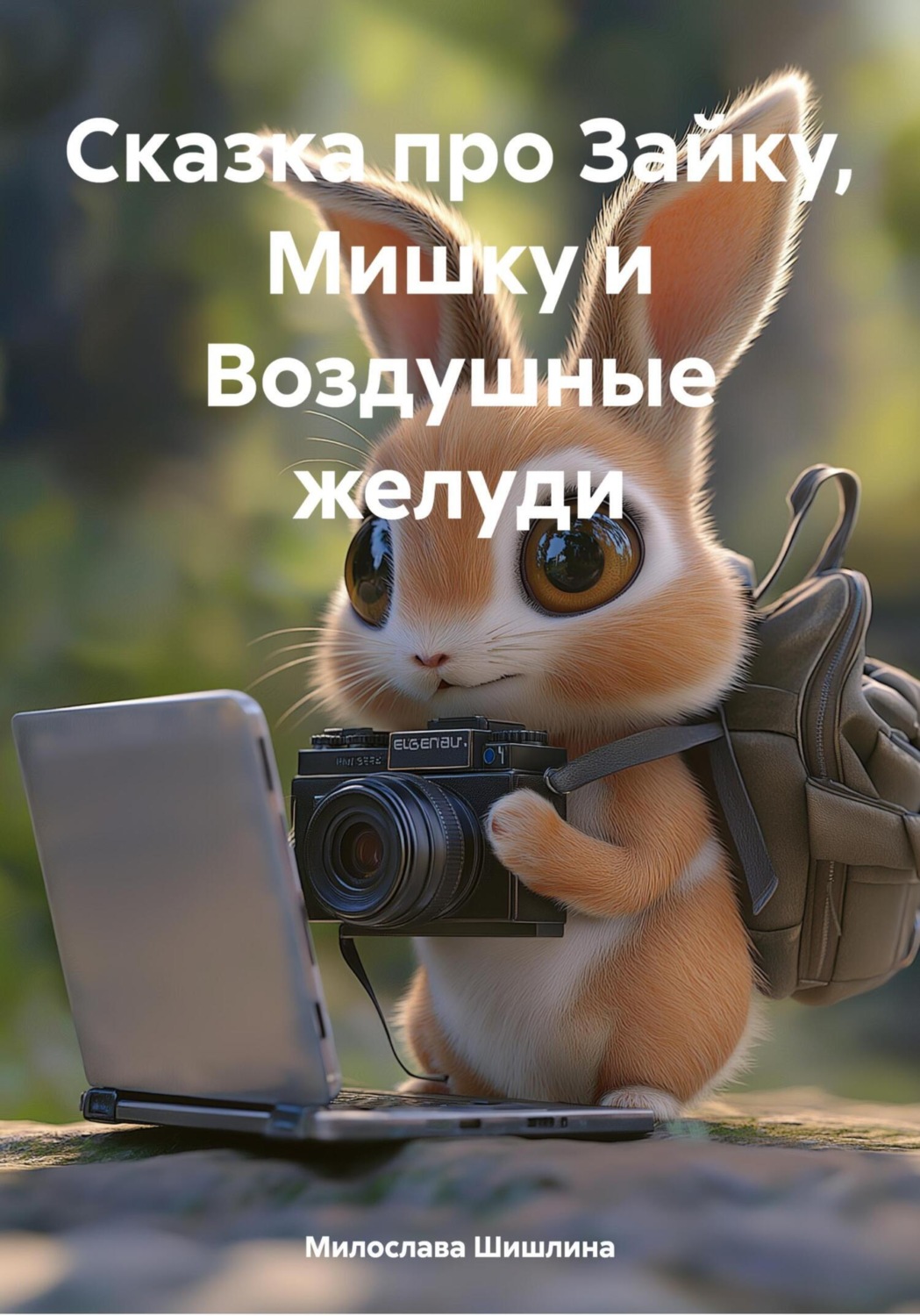 Обложка книги «Сказка про Зайку, Мишку и Воздушные желуди»