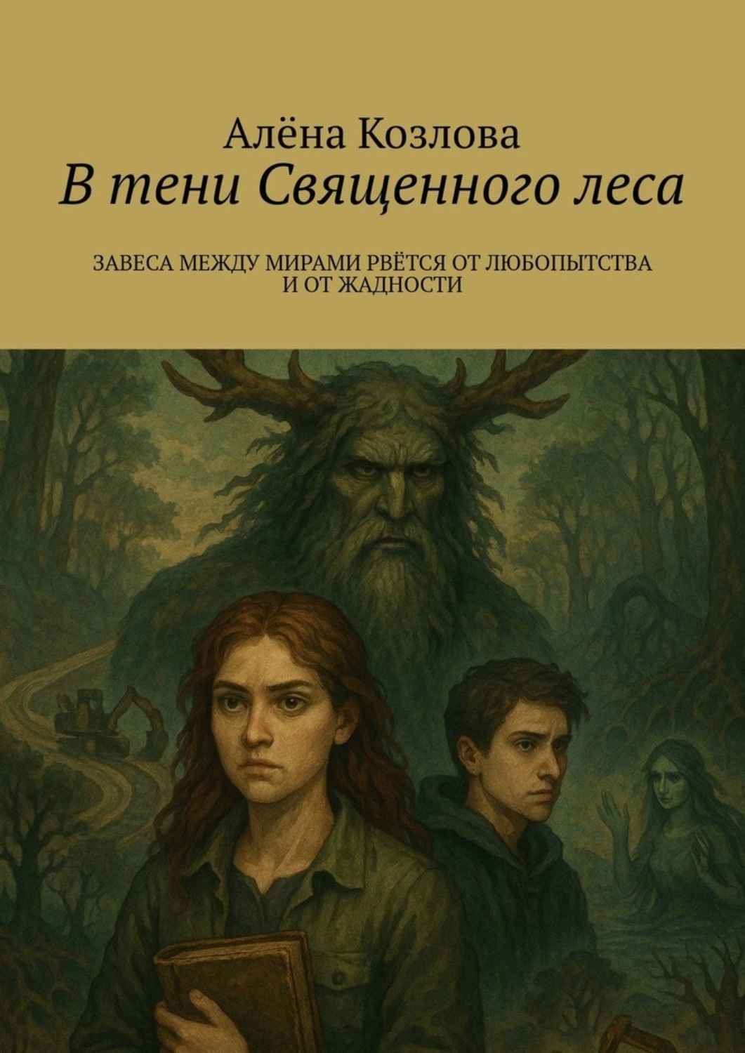 Обложка книги «В тени Священного леса. Завеса между мирами рвётся от любопытства и от жадности»