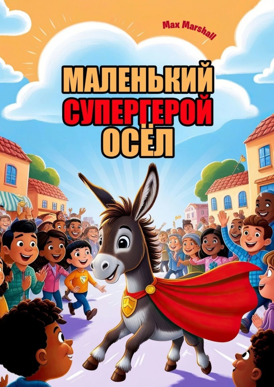 Обложка книги «Маленький супергерой осёл»