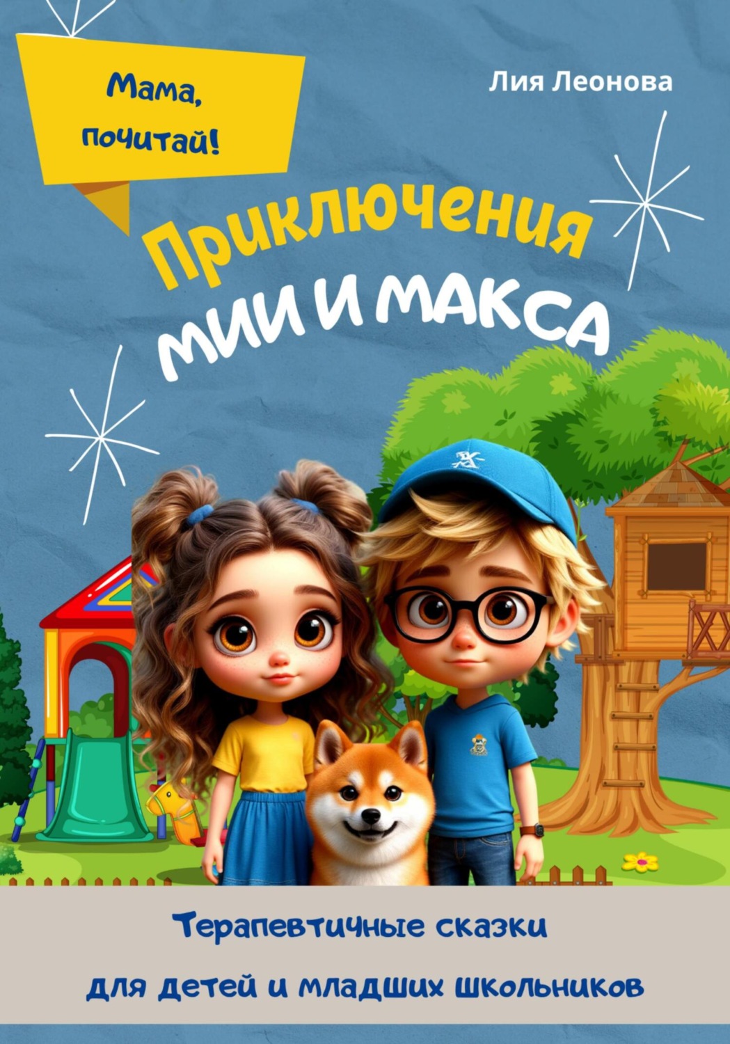 Обложка книги «Приключения Мии и Макса. Терапевтичные сказки для детей и младших школьников»
