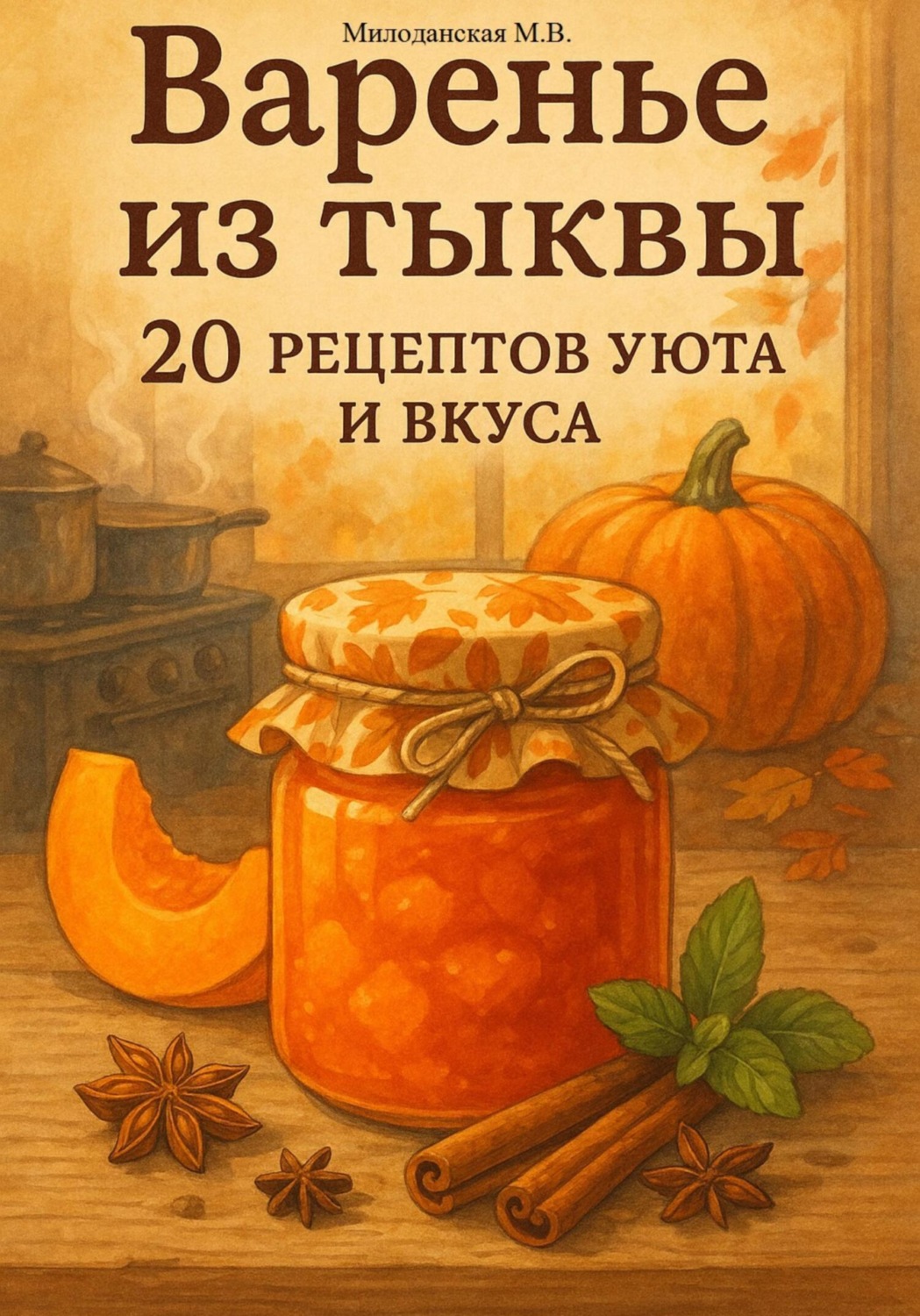 Обложка книги «Варенье из тыквы: 20 рецептов уюта и вкуса»