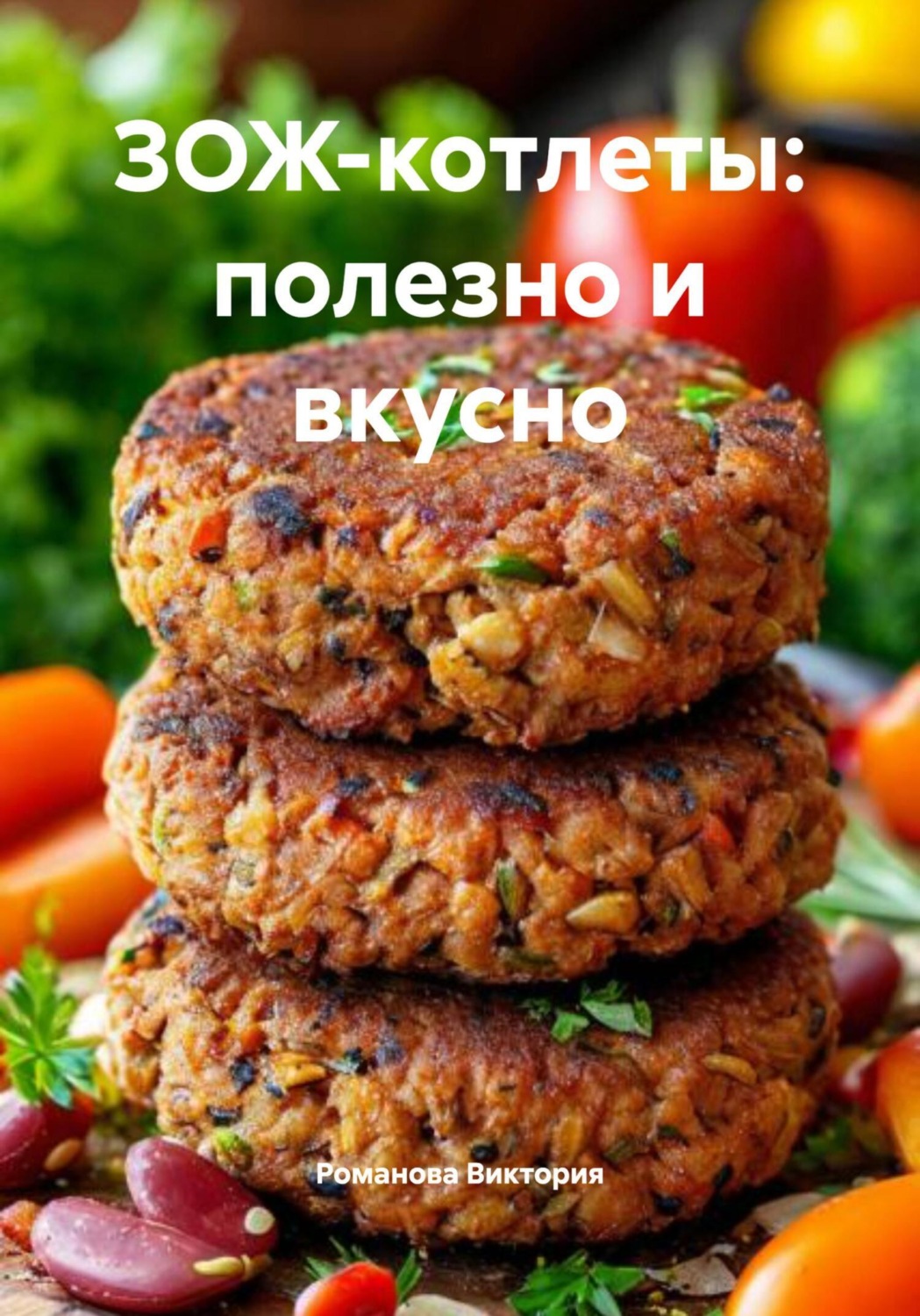 Обложка книги «ЗОЖ-котлеты: полезно и вкусно»