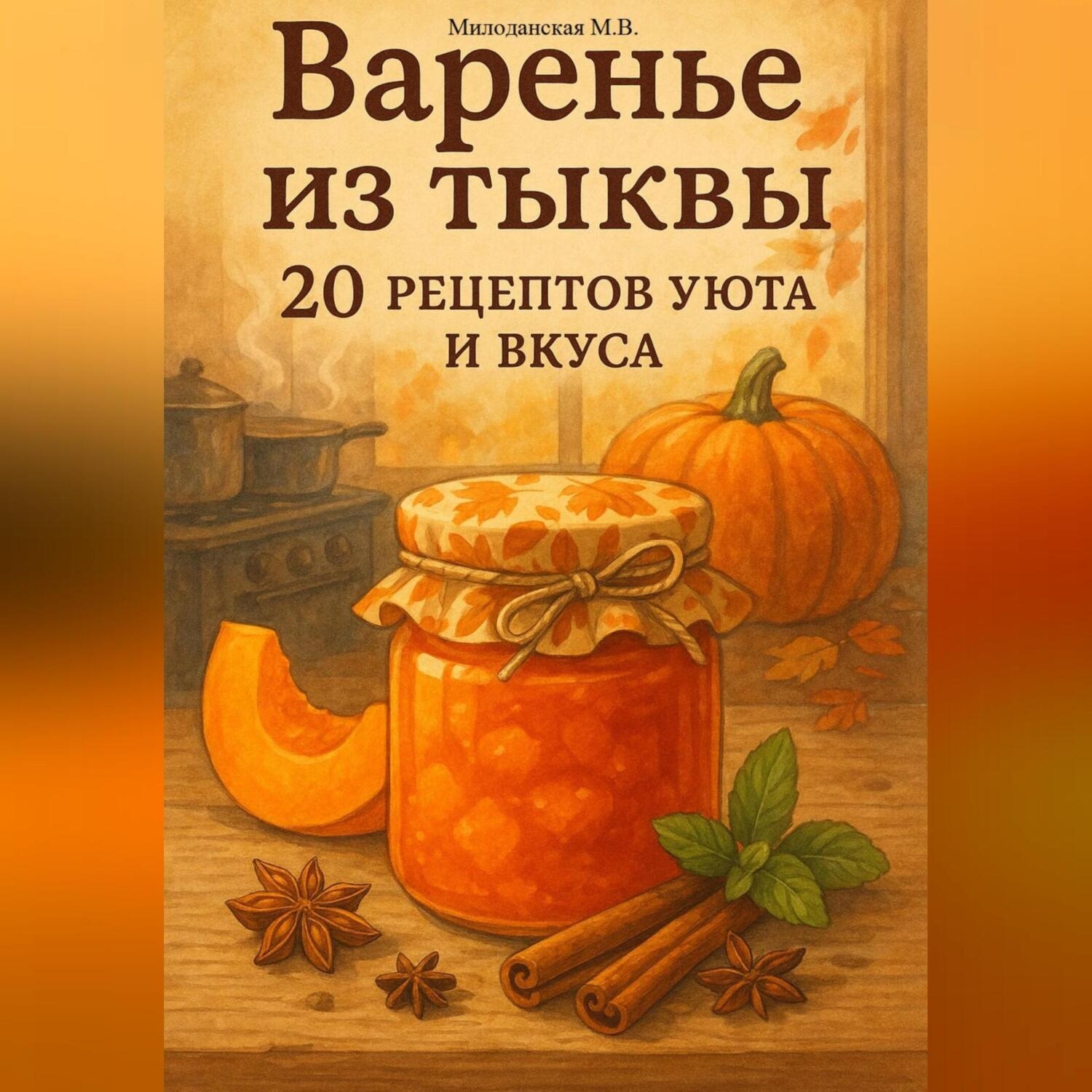Обложка книги «Варенье из тыквы: 20 рецептов уюта и вкуса»