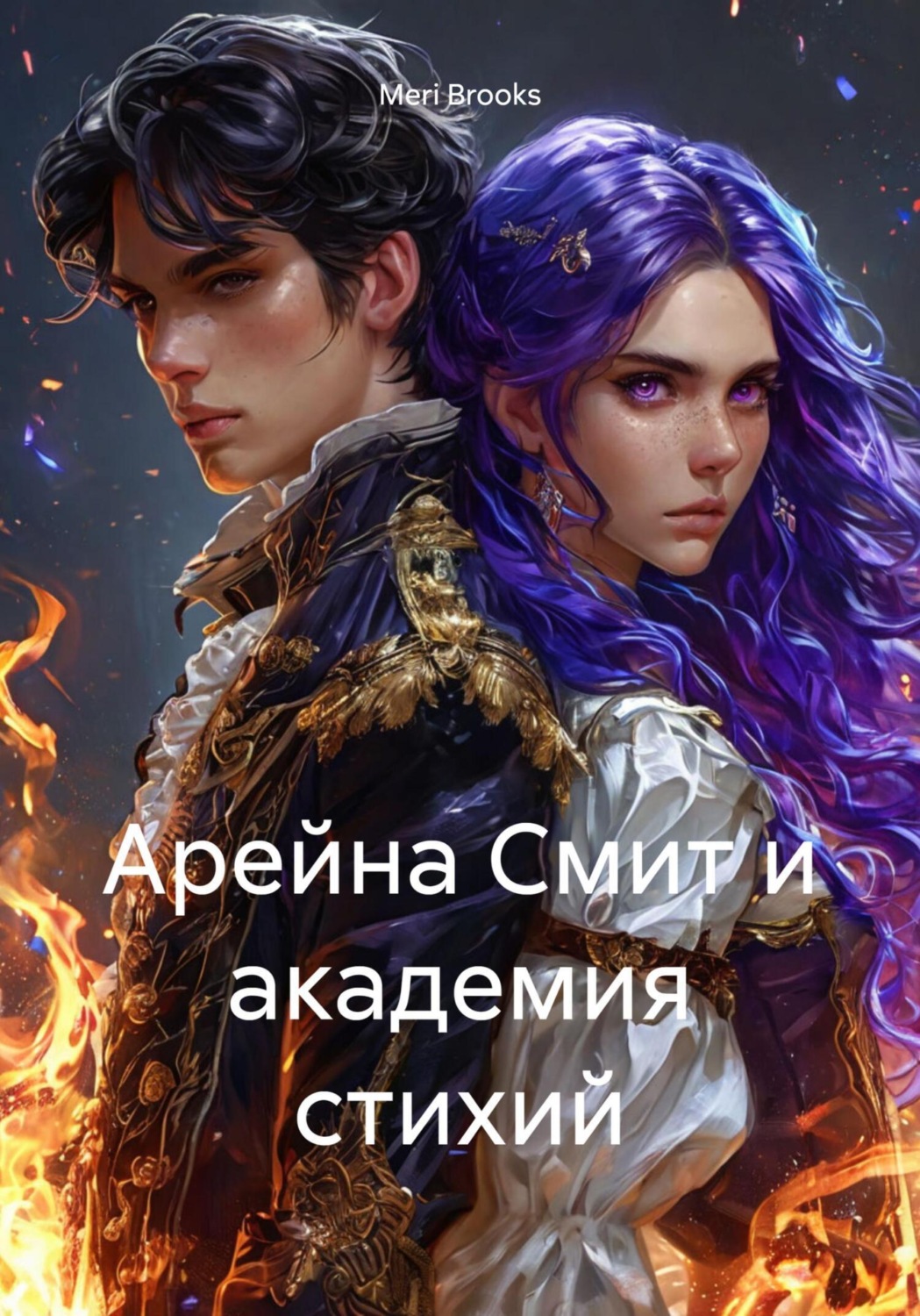 Обложка книги «Арейна Смит и академия стихий»