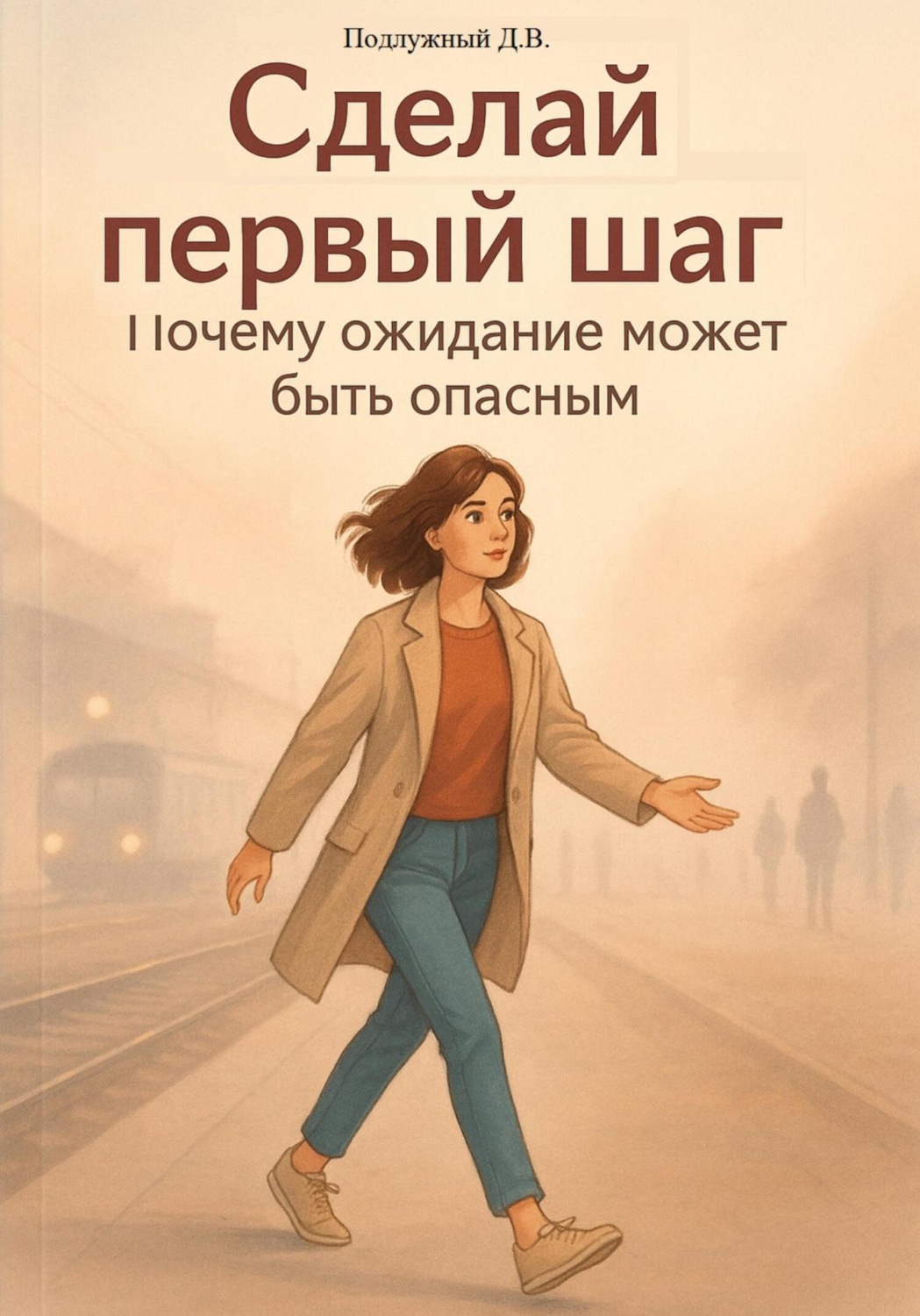 Обложка книги «Сделай первый шаг! Почему ожидание может быть опасным»