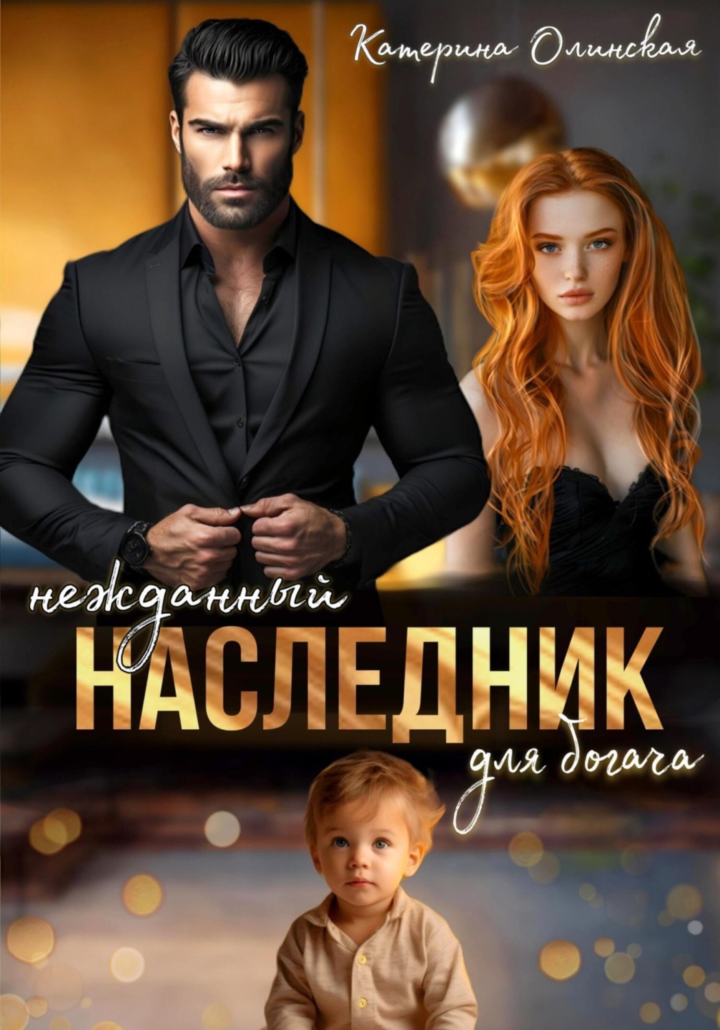 Обложка книги «Нежданный наследник для богача»