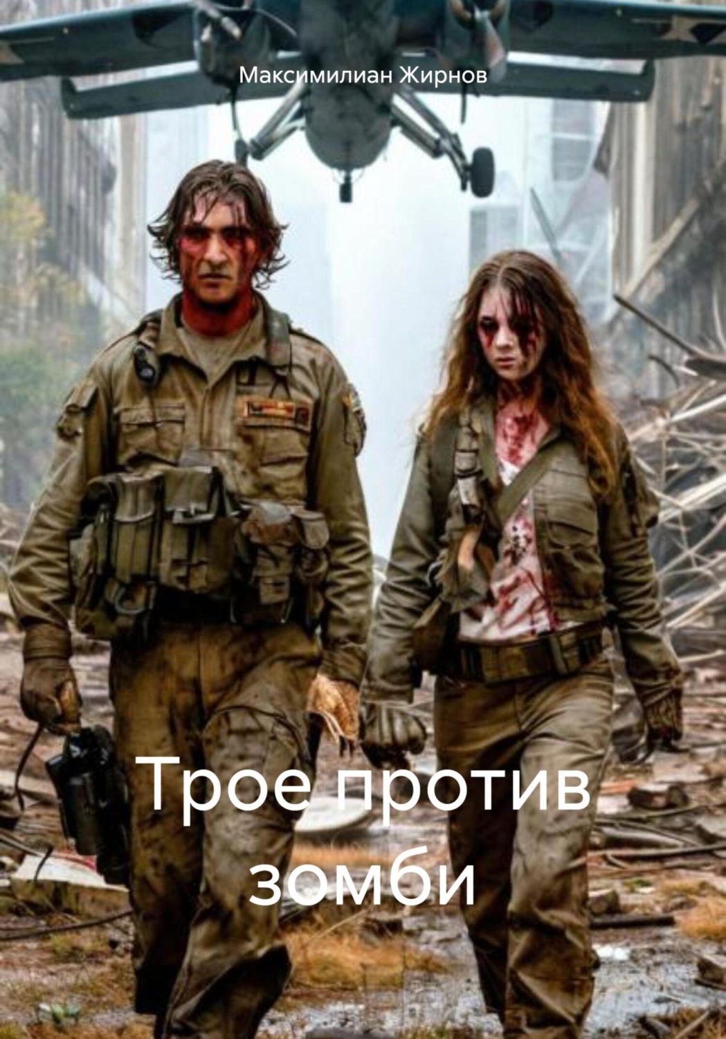 Обложка книги «Трое против зомби»