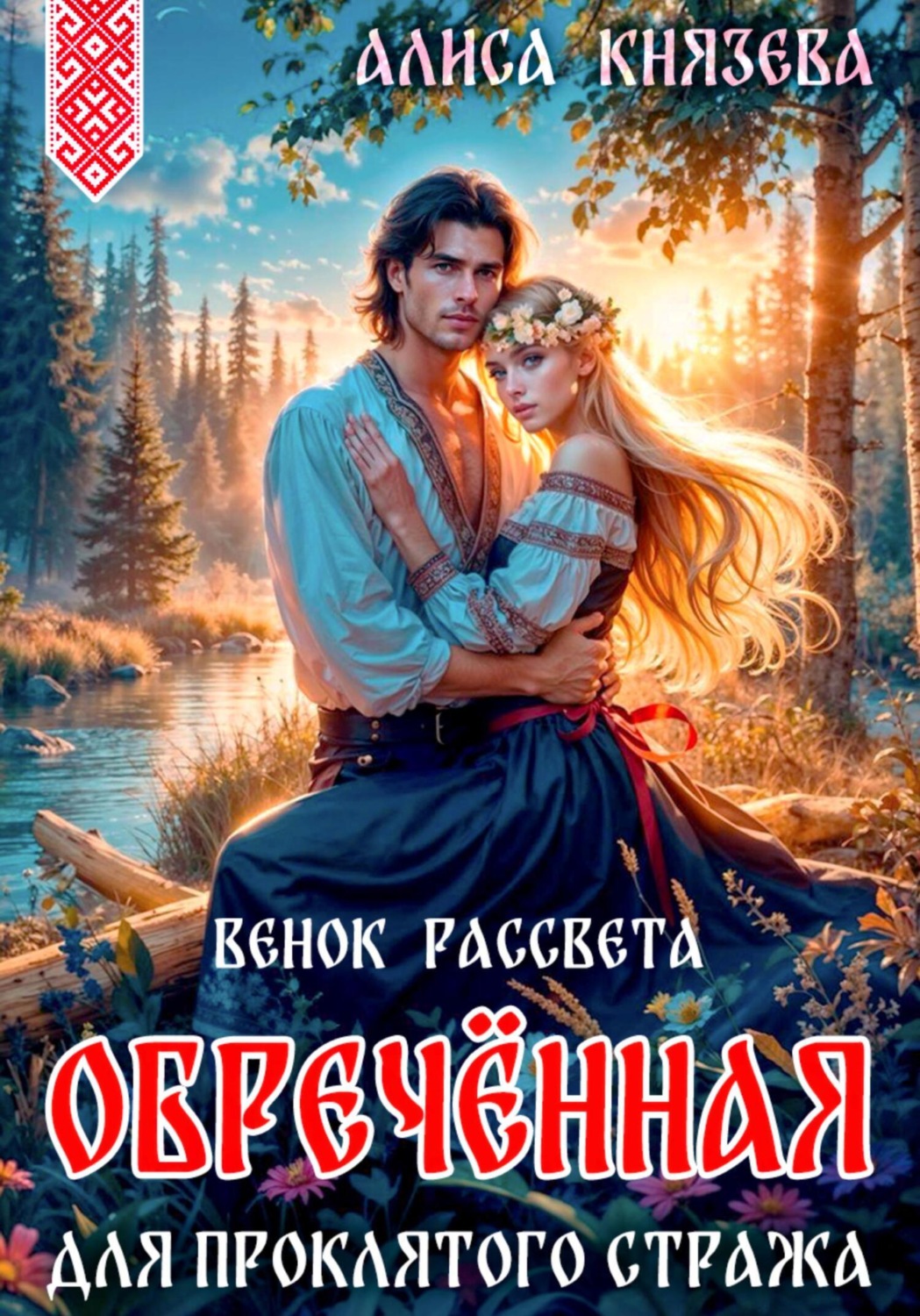 Обложка книги «Обречённая для проклятого стража. Венок рассвета»