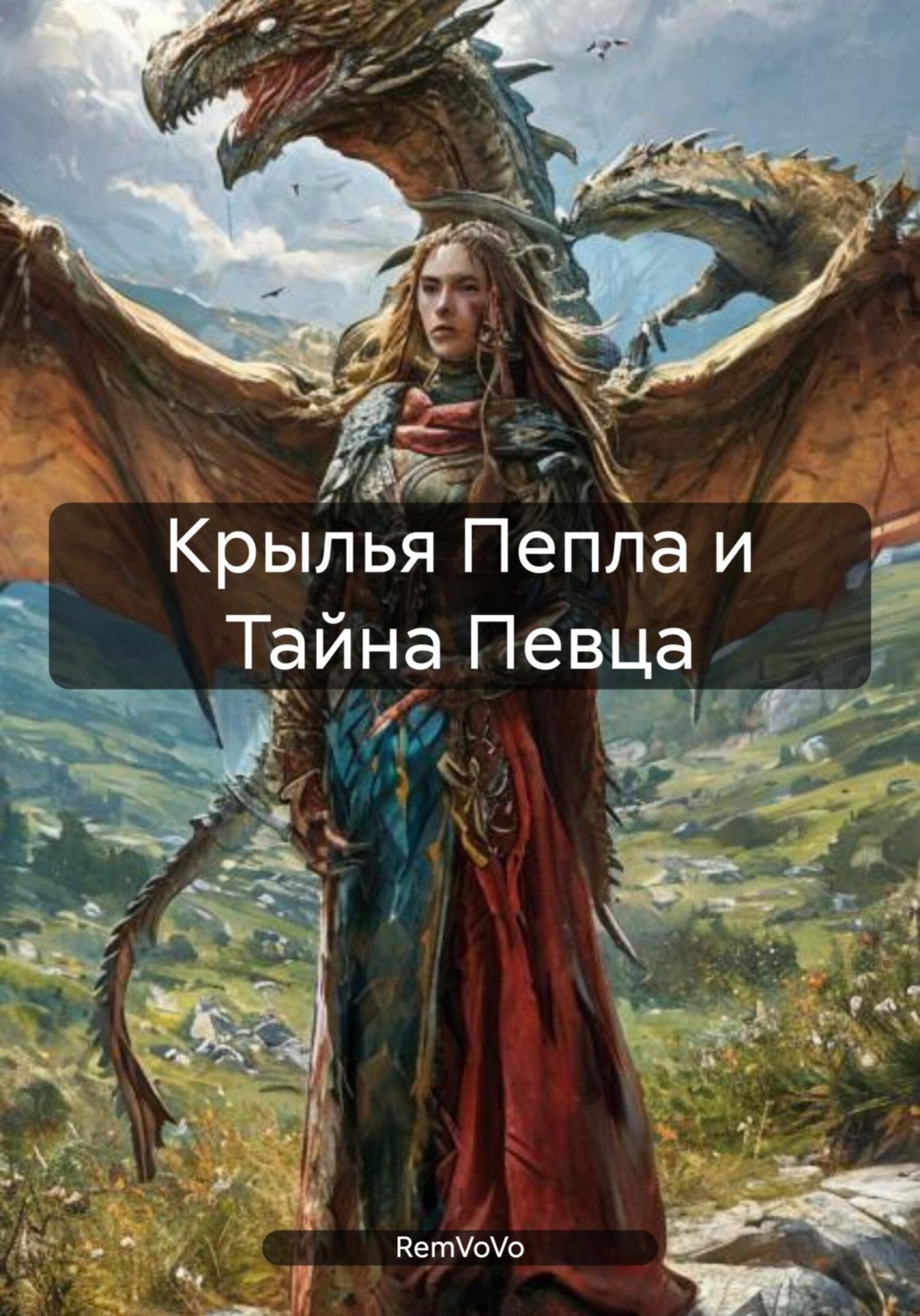 Обложка книги «Крылья Пепла и Тайна Певца»