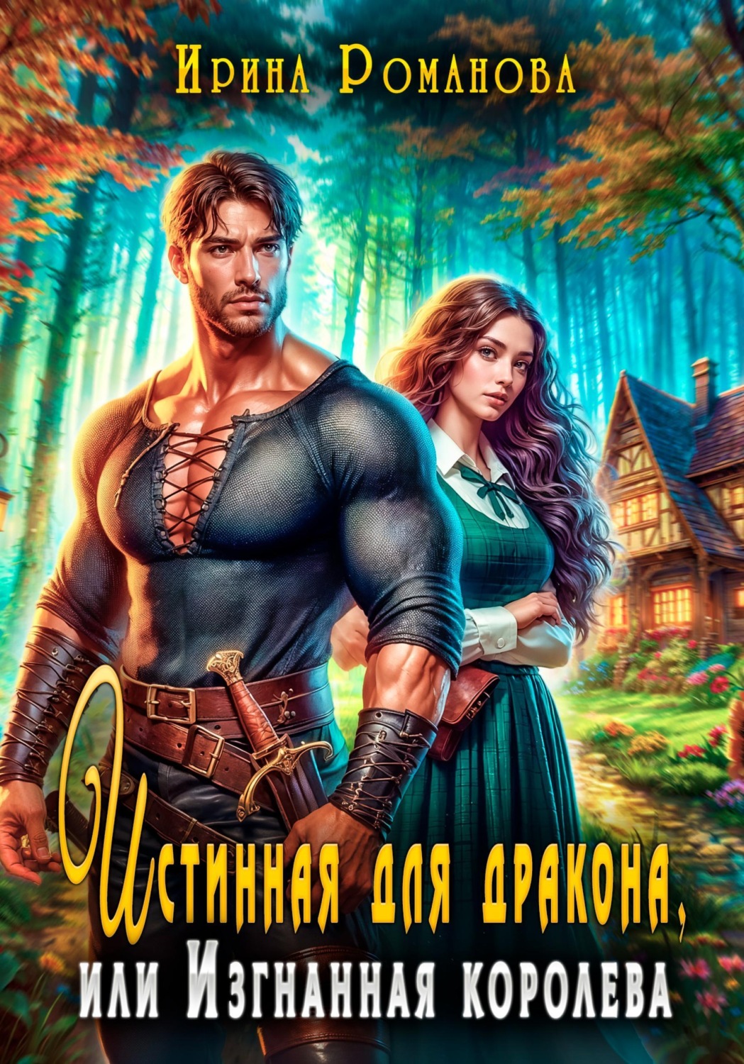 Обложка книги «Истинная для дракона, или Изгнанная королева»