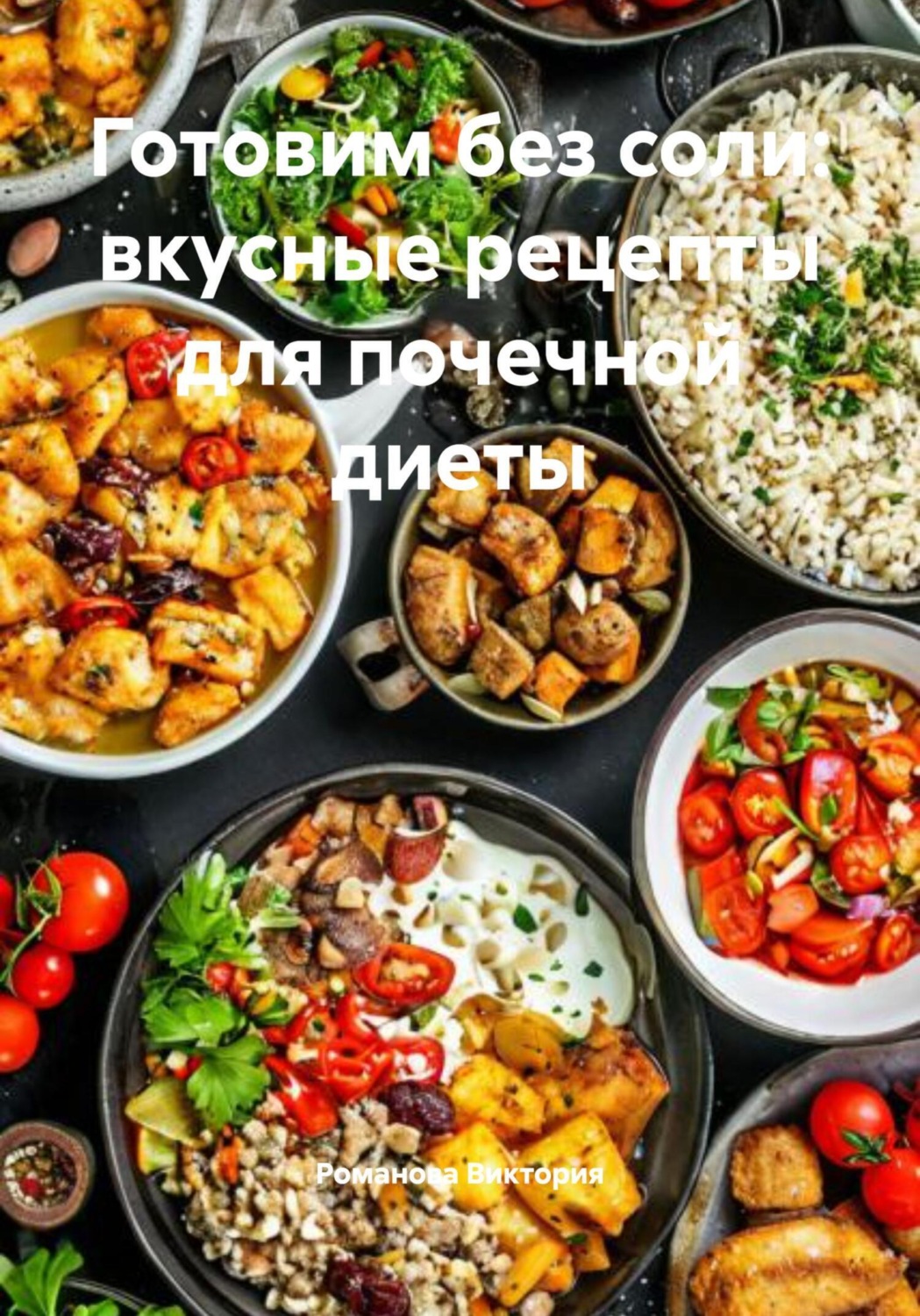 Обложка книги «Готовим без соли: вкусные рецепты для почечной диеты»