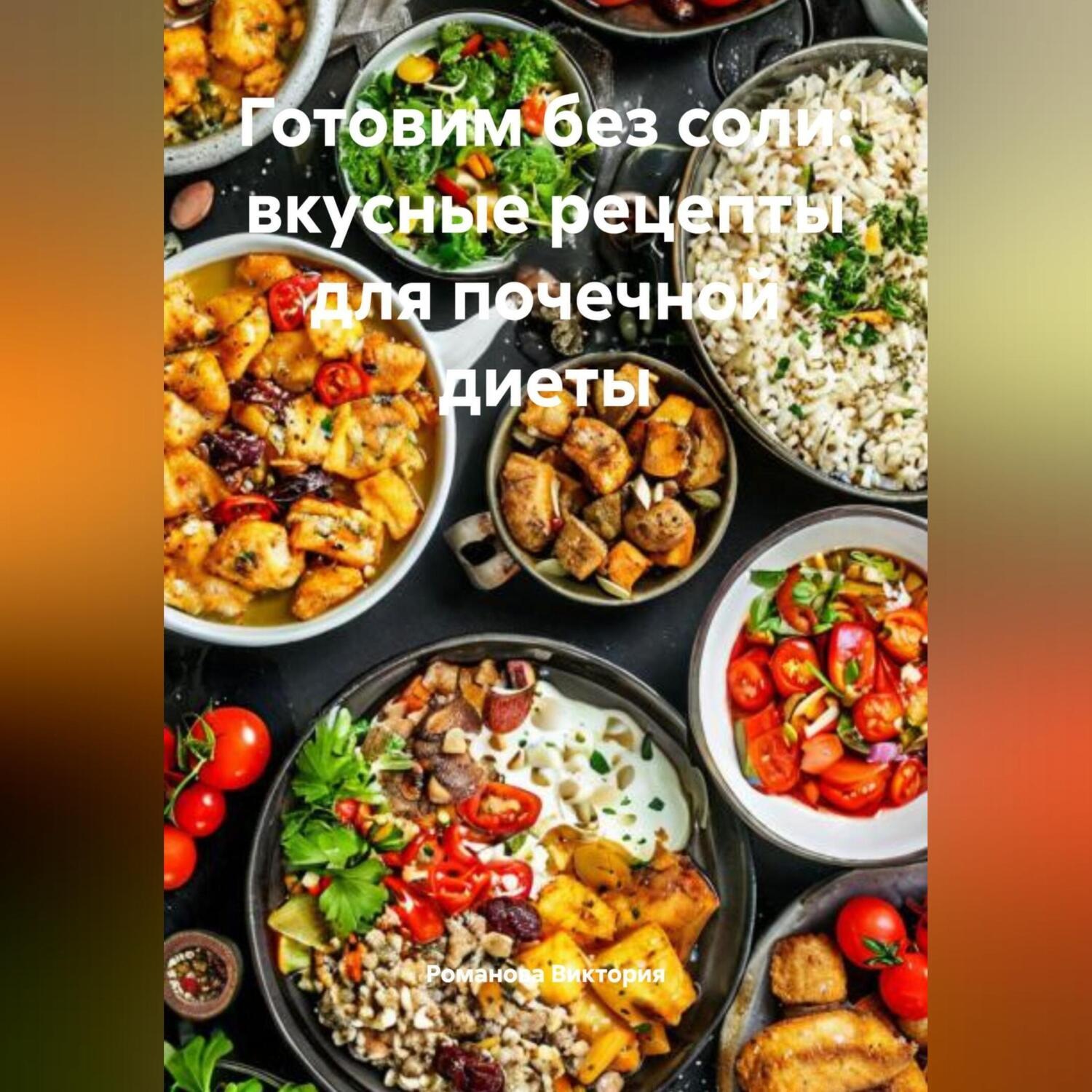 Обложка книги «Готовим без соли: вкусные рецепты для почечной диеты»