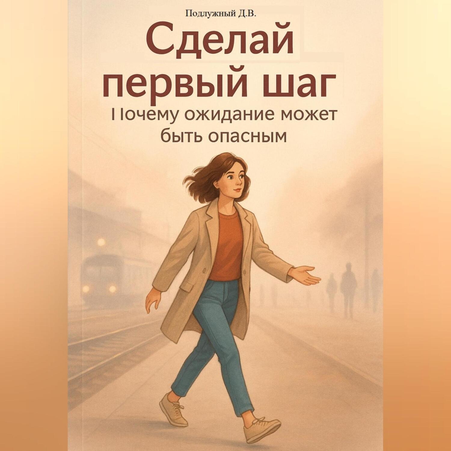 Обложка книги «Сделай первый шаг! Почему ожидание может быть опасным»