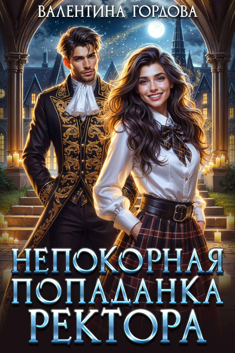 Обложка книги «Непокорная попаданка ректора»