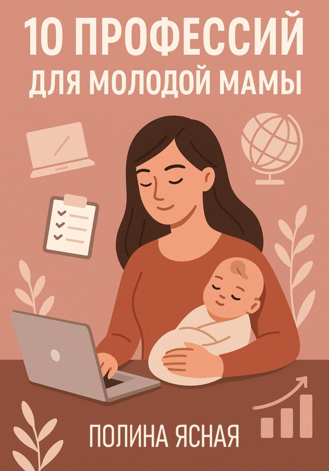 Обложка книги «10 профессий для молодой мамы»
