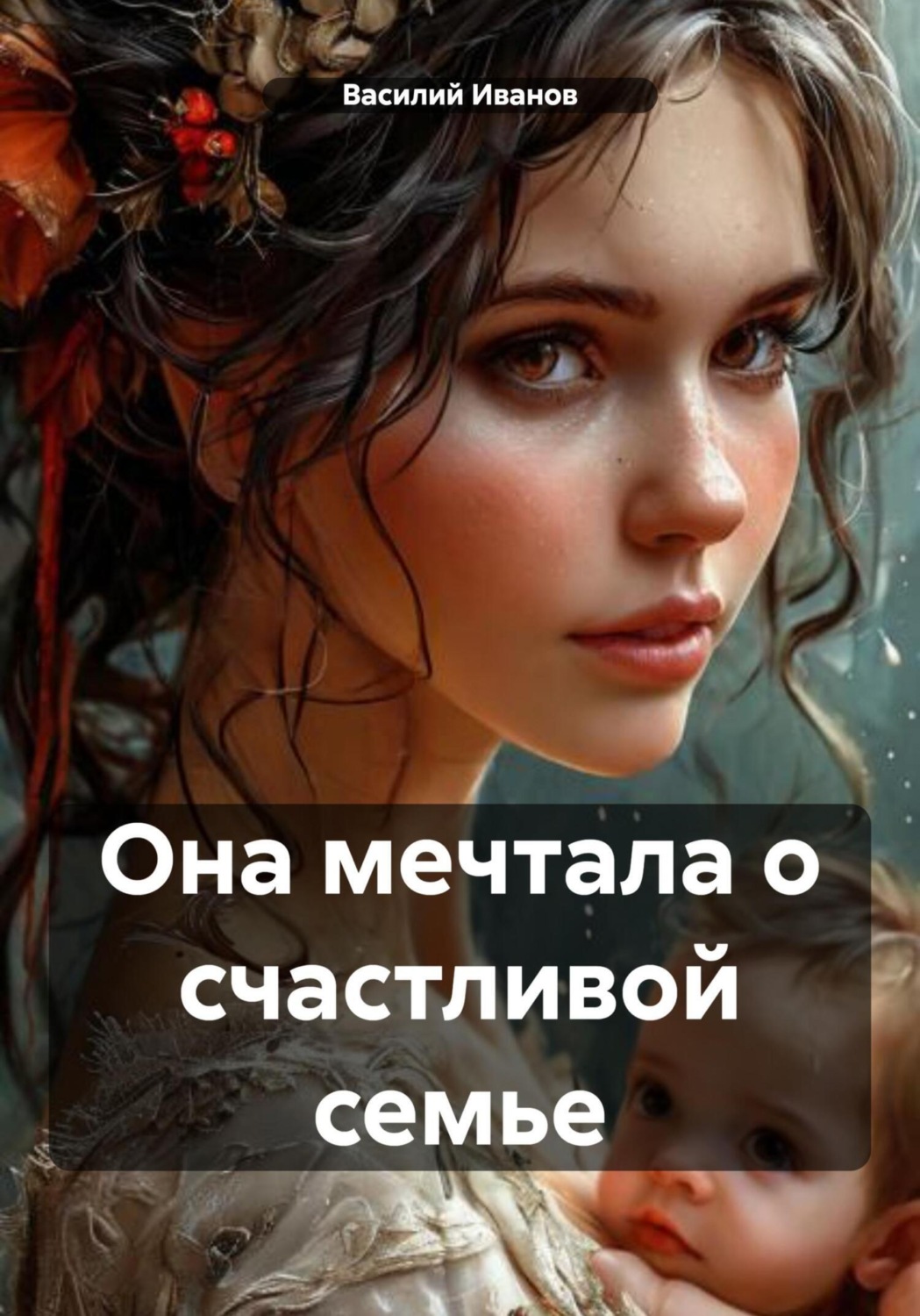 Обложка книги «Она мечтала о счастливой семье»