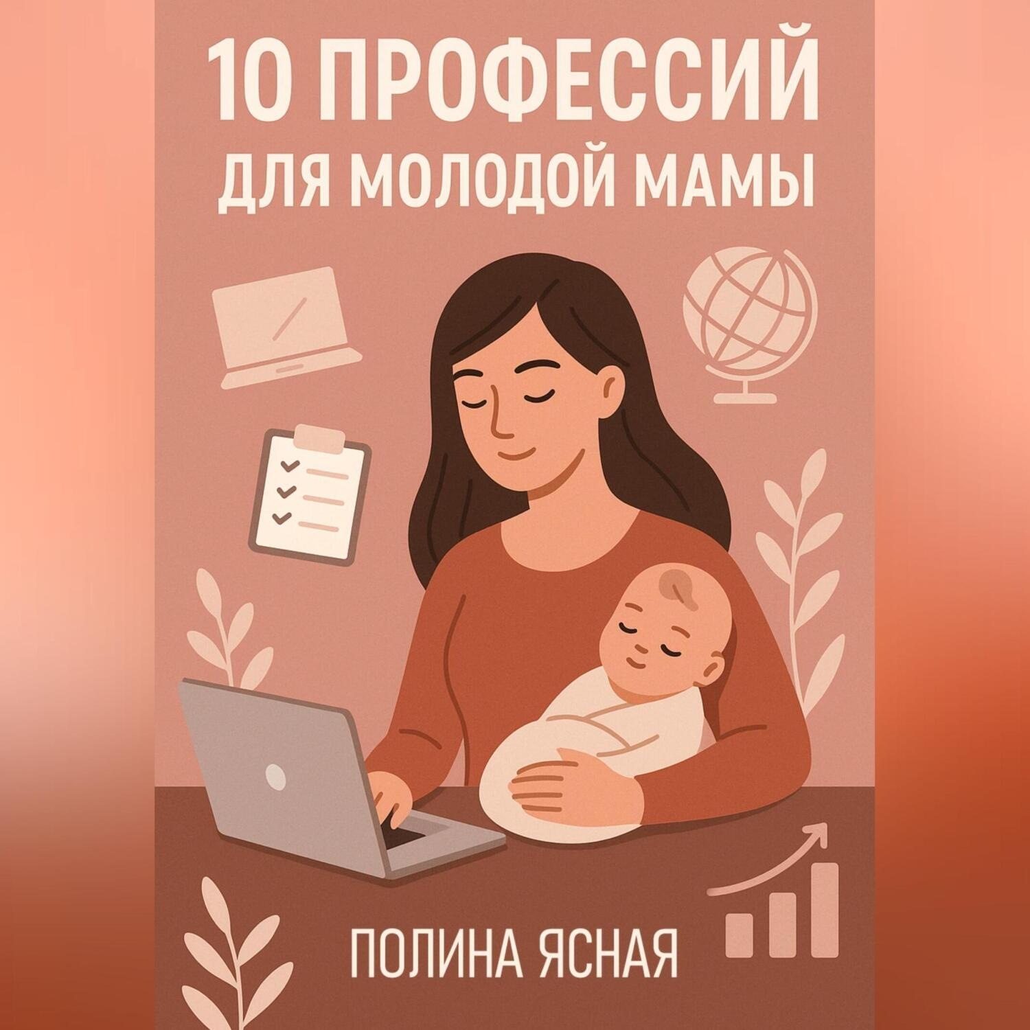 Обложка книги «10 профессий для молодой мамы»