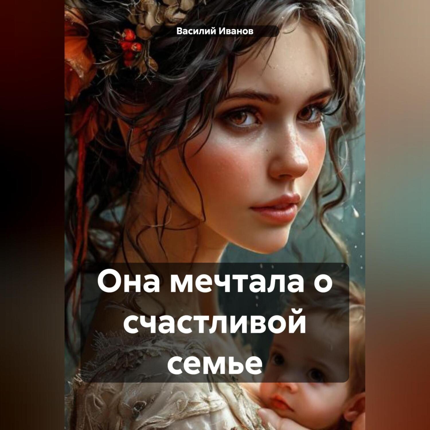 Обложка книги «Она мечтала о счастливой семье»