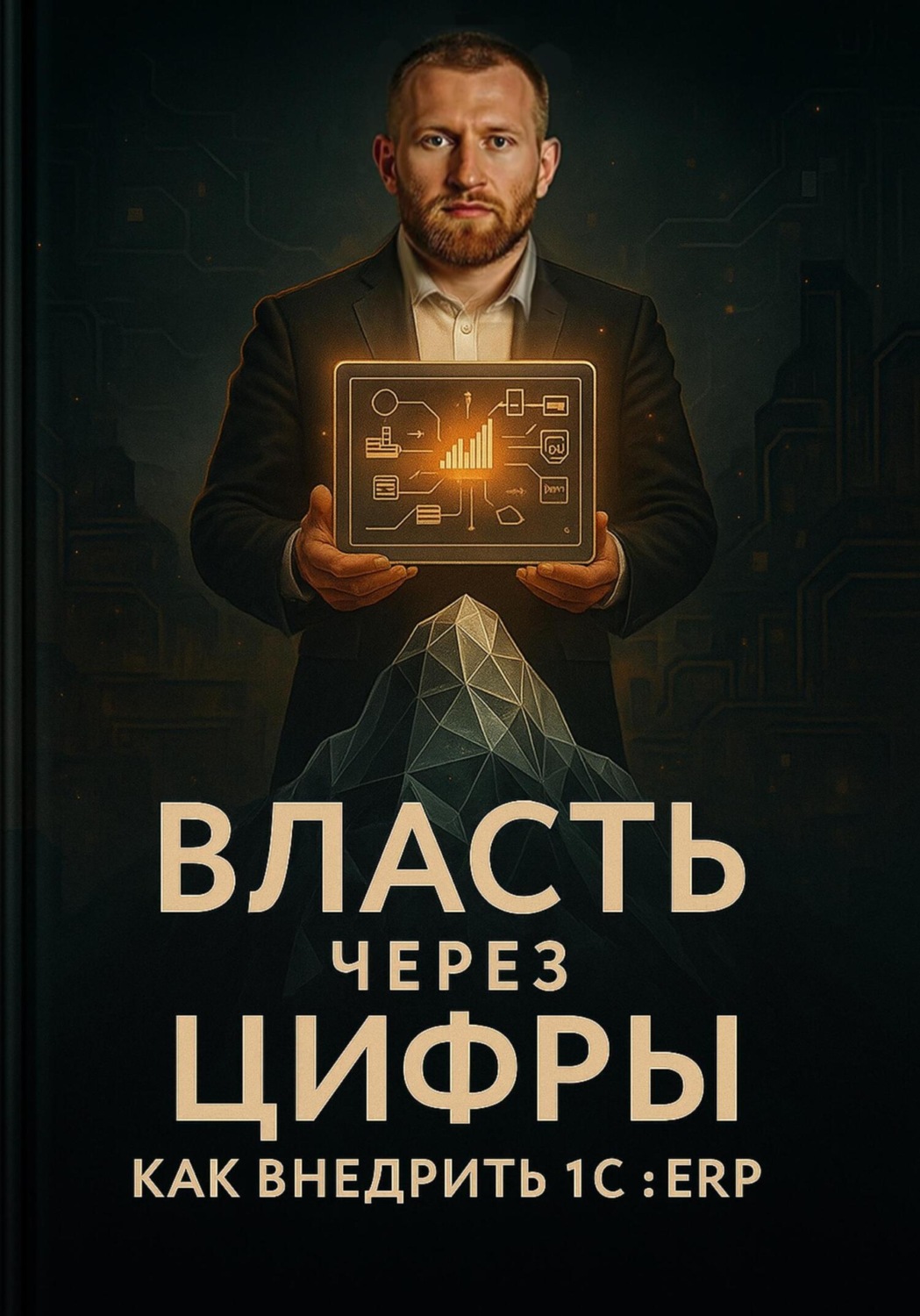 Обложка книги «Власть через цифры: как внедрить 1С ERP»