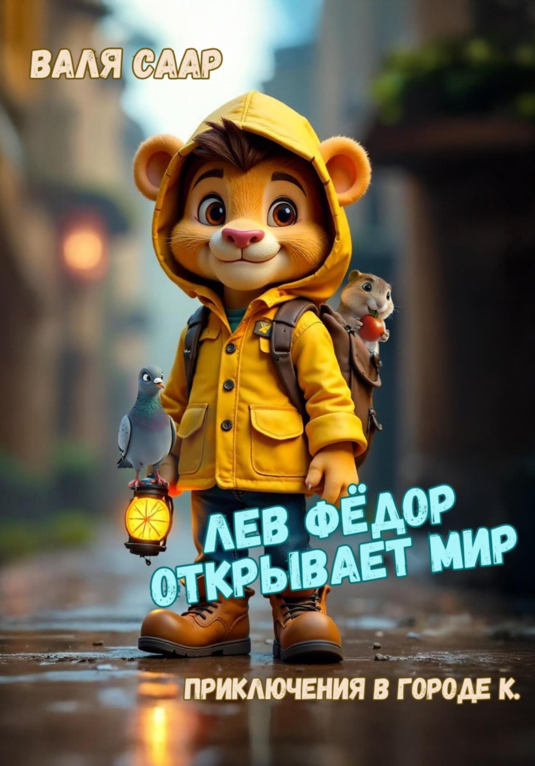 Обложка книги «Лев Фёдор открывает мир. Приключения в городе К.»
