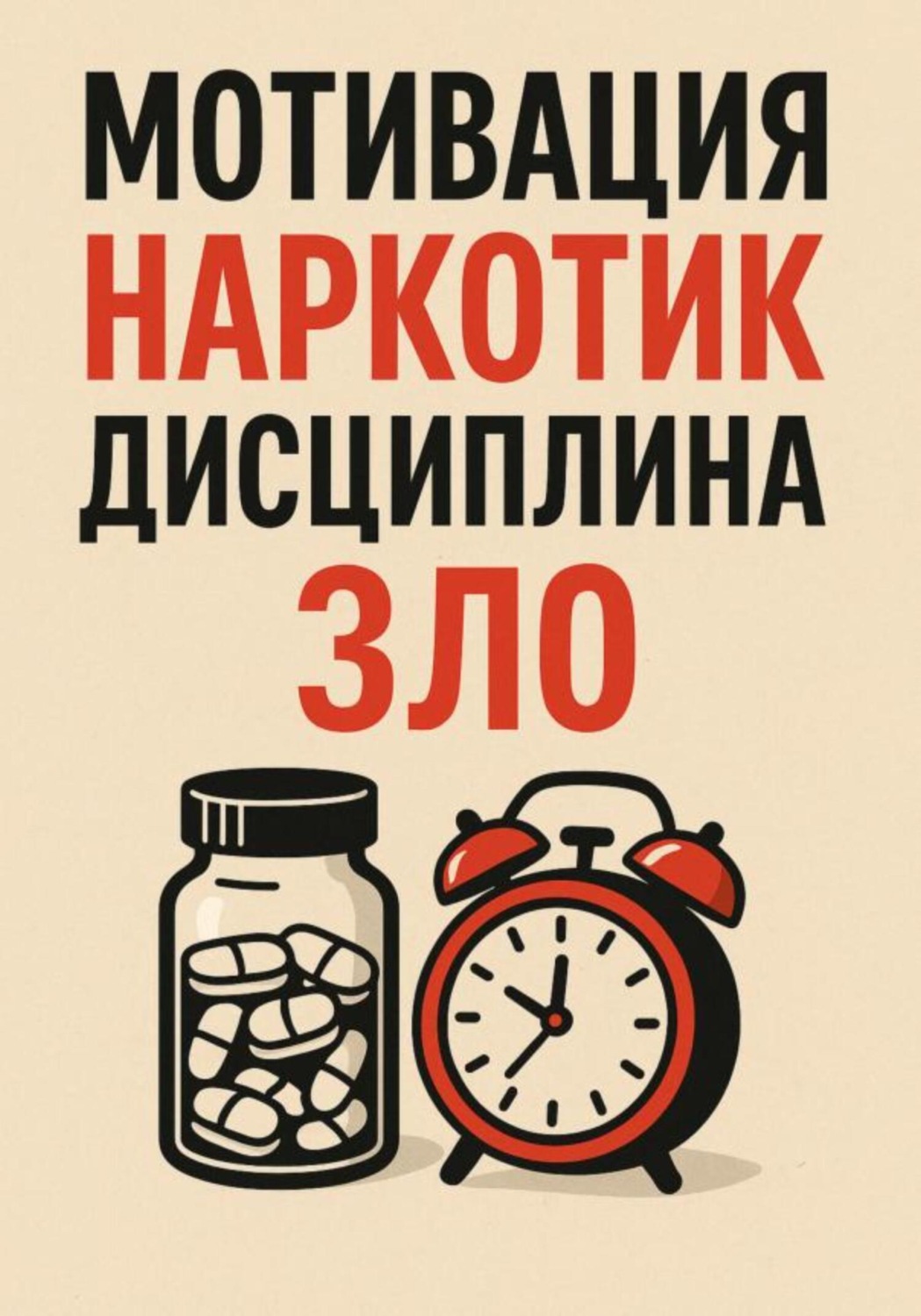 Обложка книги «Мотивация – наркотик, дисциплина – зло»