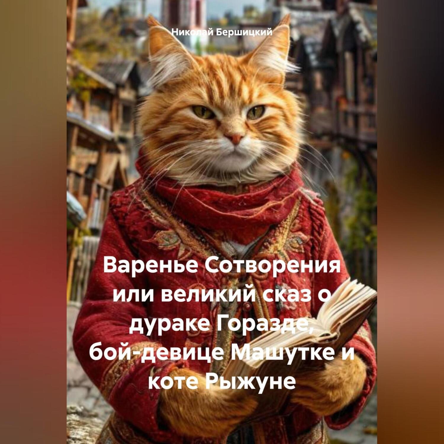 Обложка книги «Варенье Сотворения или великий сказ о дураке Горазде, бой-девице Машутке и коте Рыжуне»