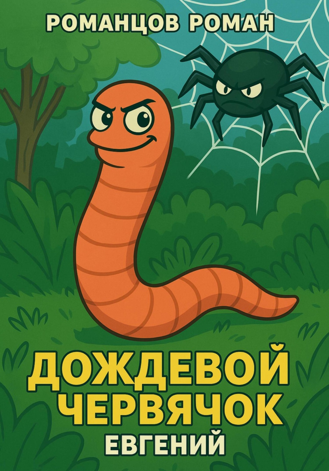 Обложка книги «Дождевой червячок Евгений»