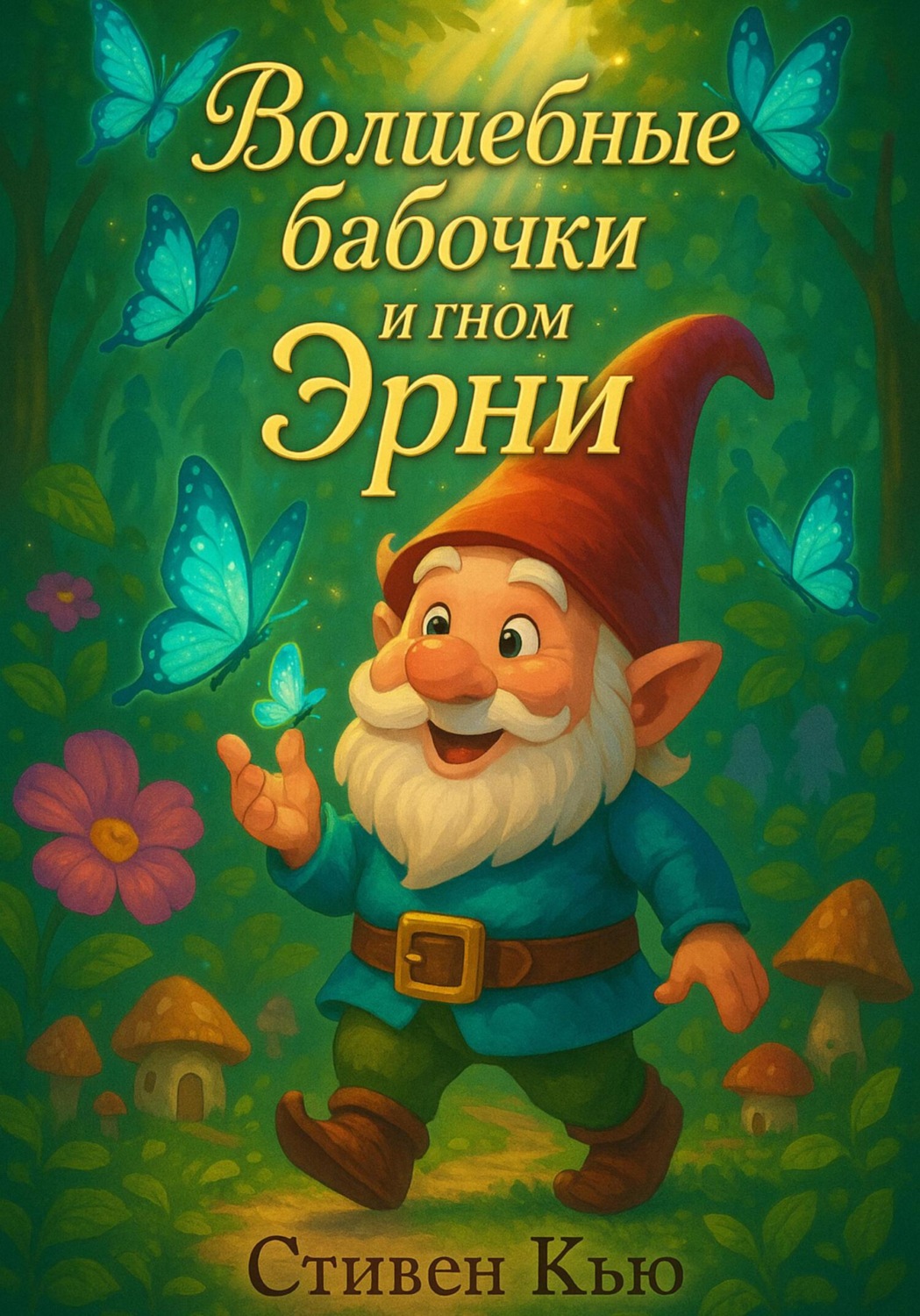 Обложка книги «Волшебные бабочки и гном Эрни»