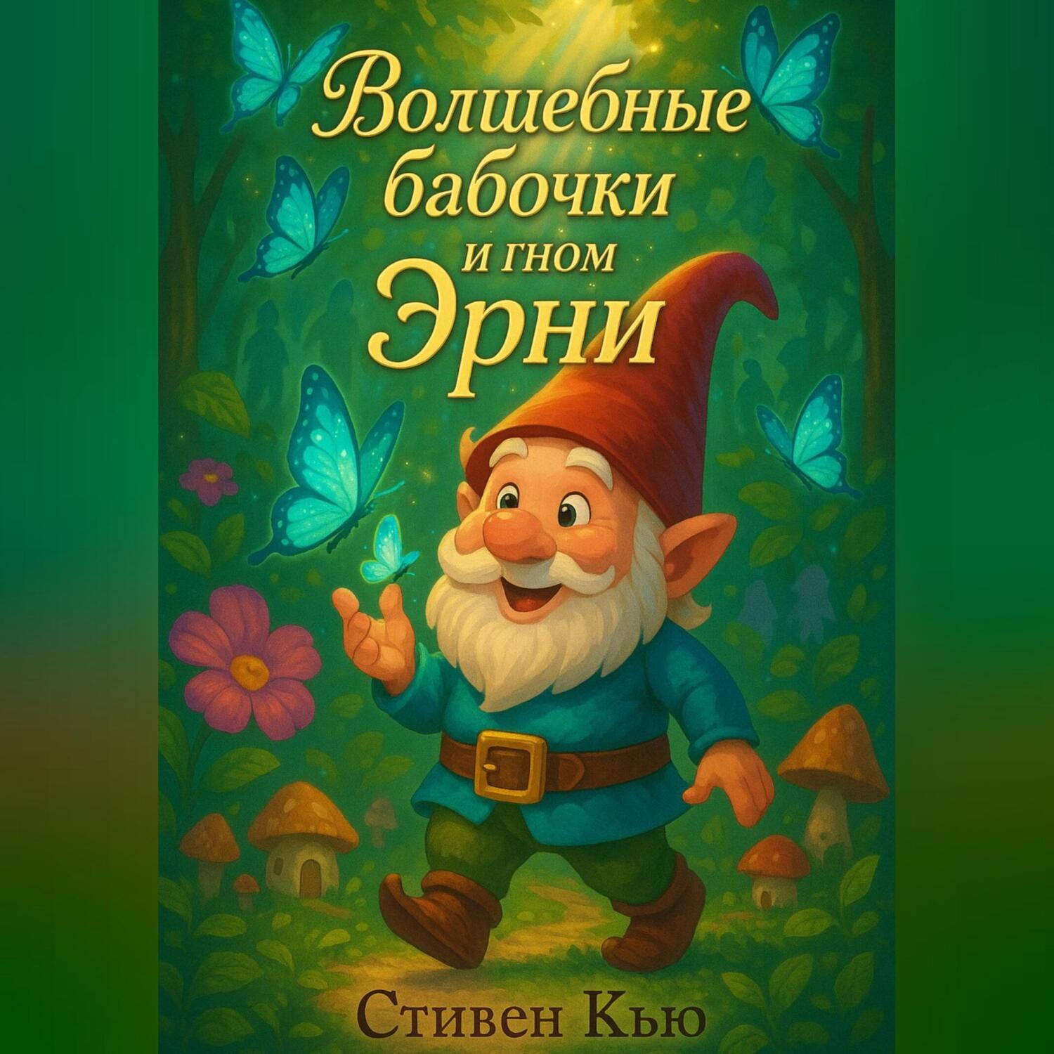 Обложка книги «Волшебные бабочки и гном Эрни»