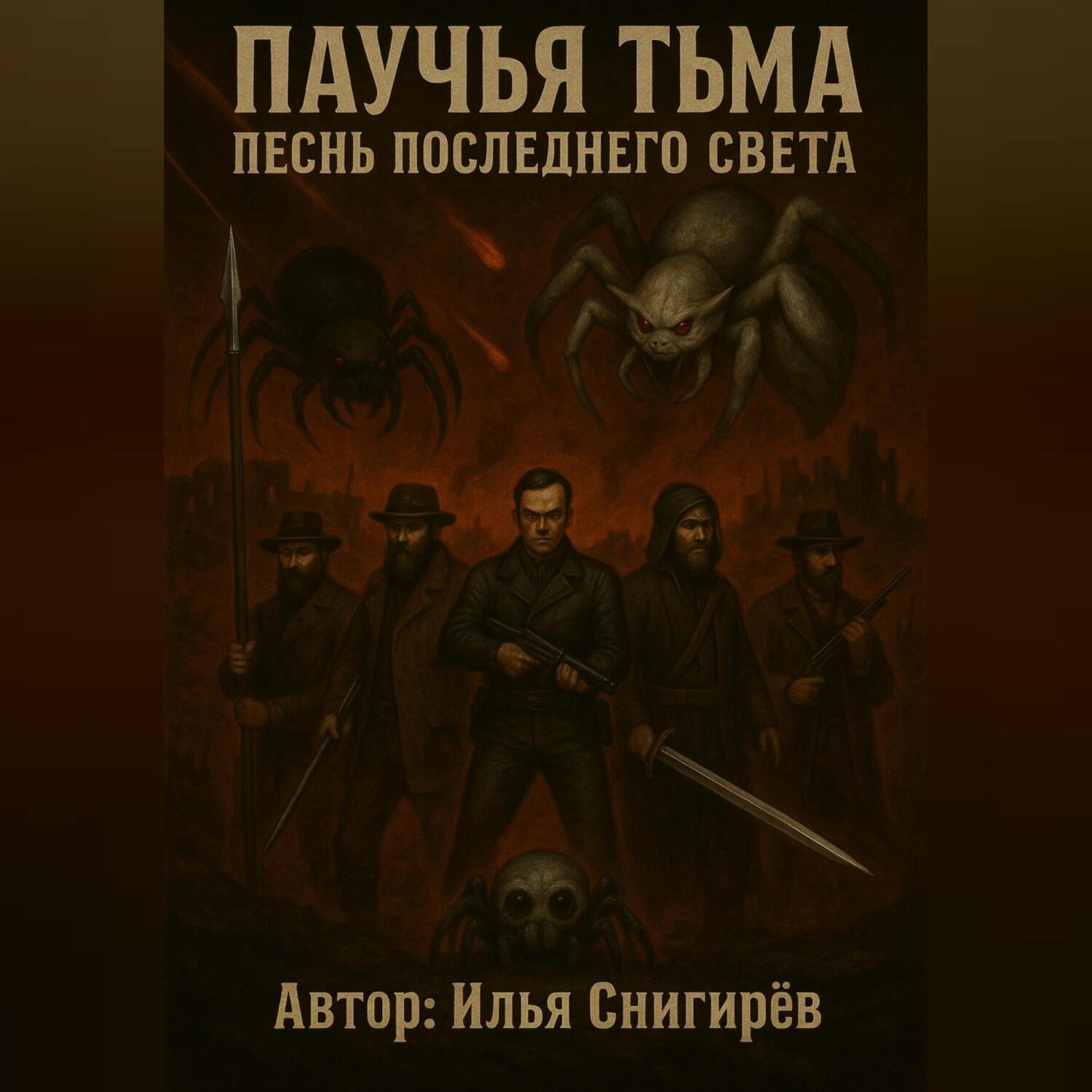 Обложка книги «Паучья тьма песнь последнего света»