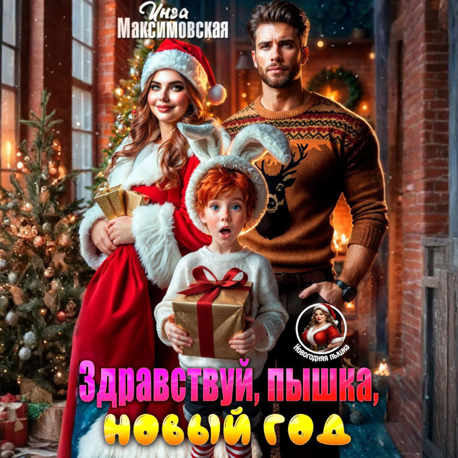 Обложка книги «Здравствуй, пышка, новый год!»