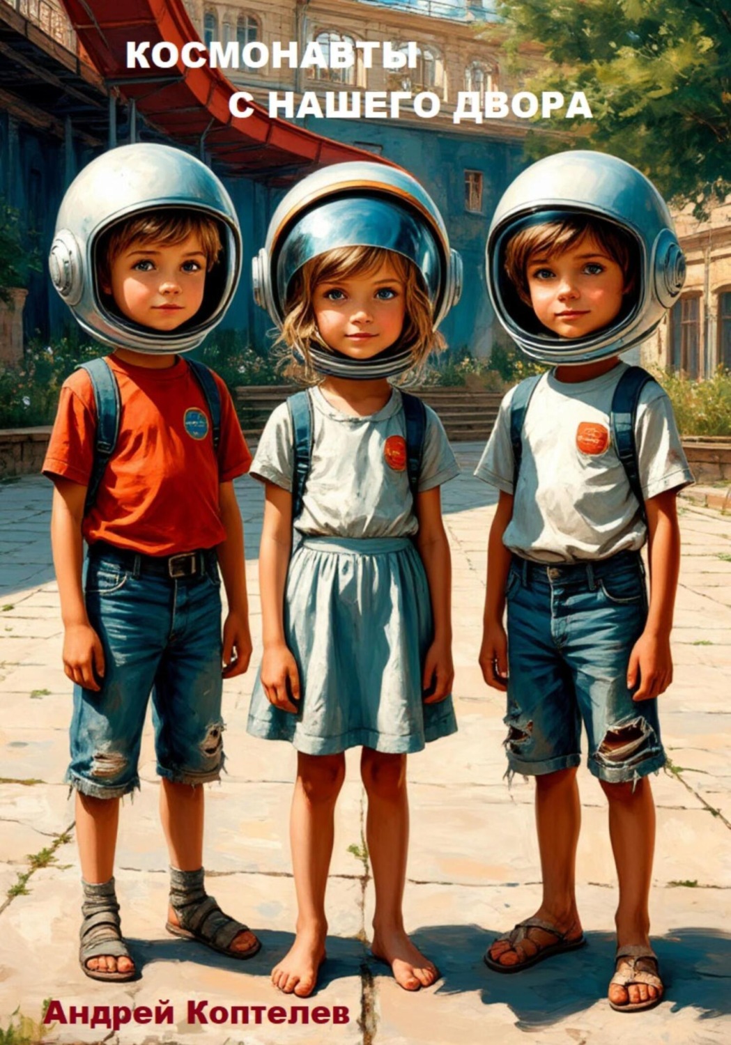 Обложка книги «Космонавты с нашего двора»