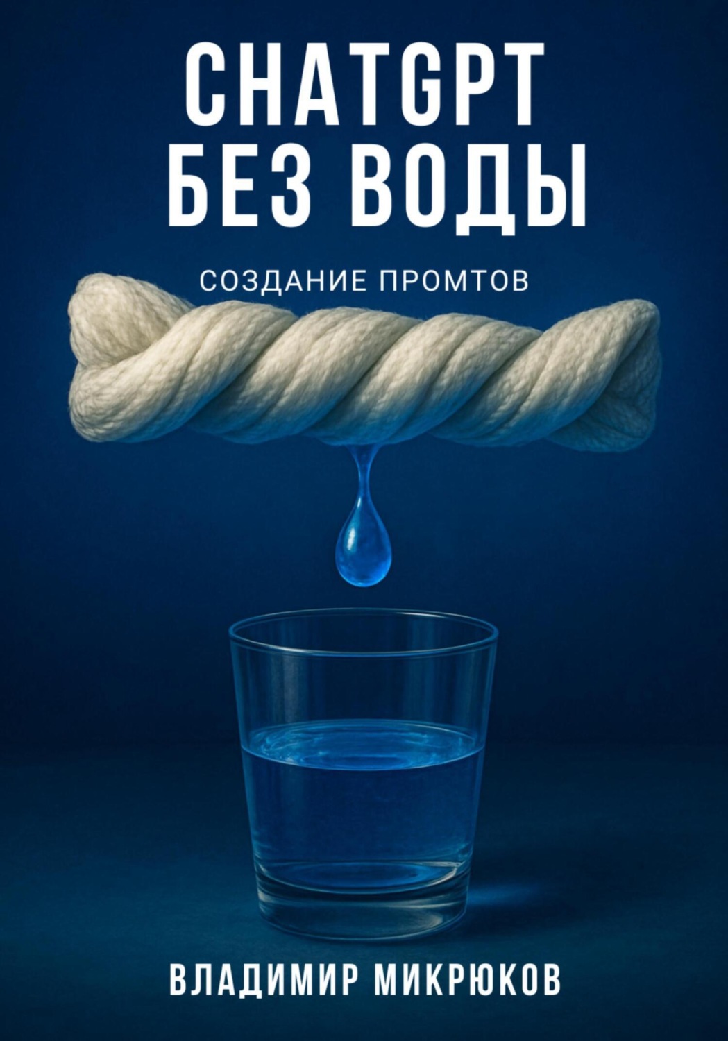 Обложка книги «ChatGPT без воды. Создание ПРОМТов»