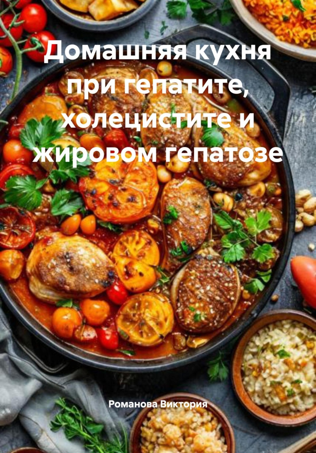Обложка книги «Домашняя кухня при гепатите, холецистите и жировом гепатозе»