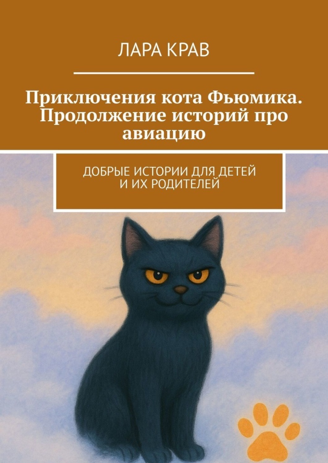 Обложка книги «Приключения кота Фьюмика. Продолжение историй про авиацию. Добрые истории для детей и их родителей»