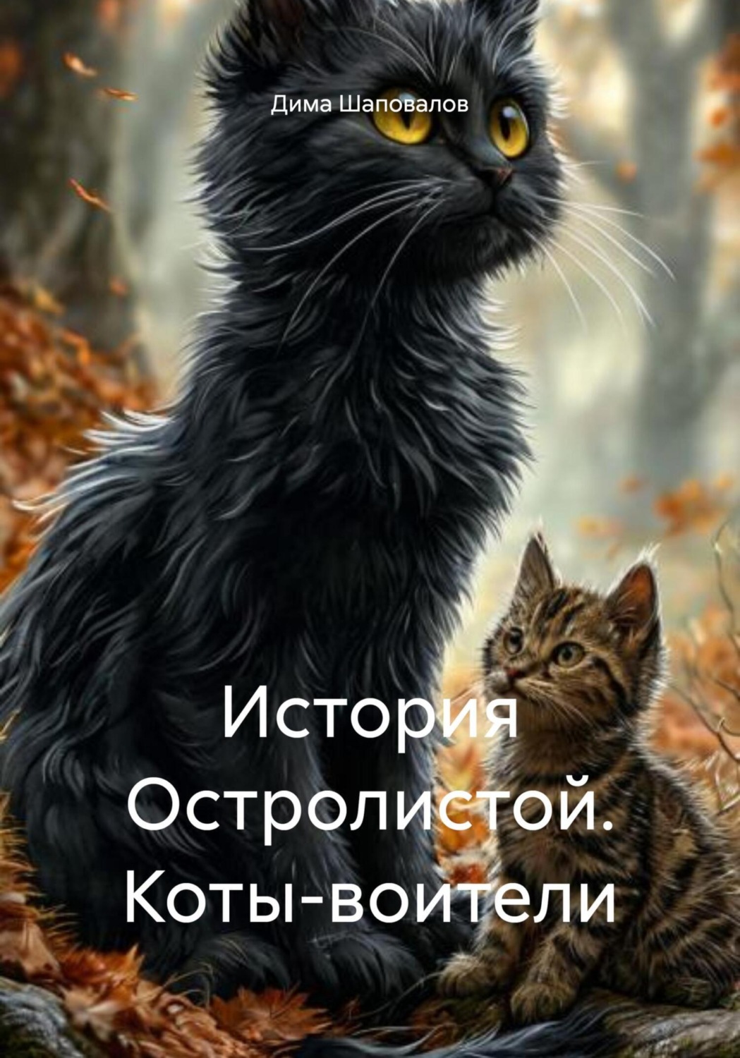 Обложка книги «История Остролистой. Коты-воители»