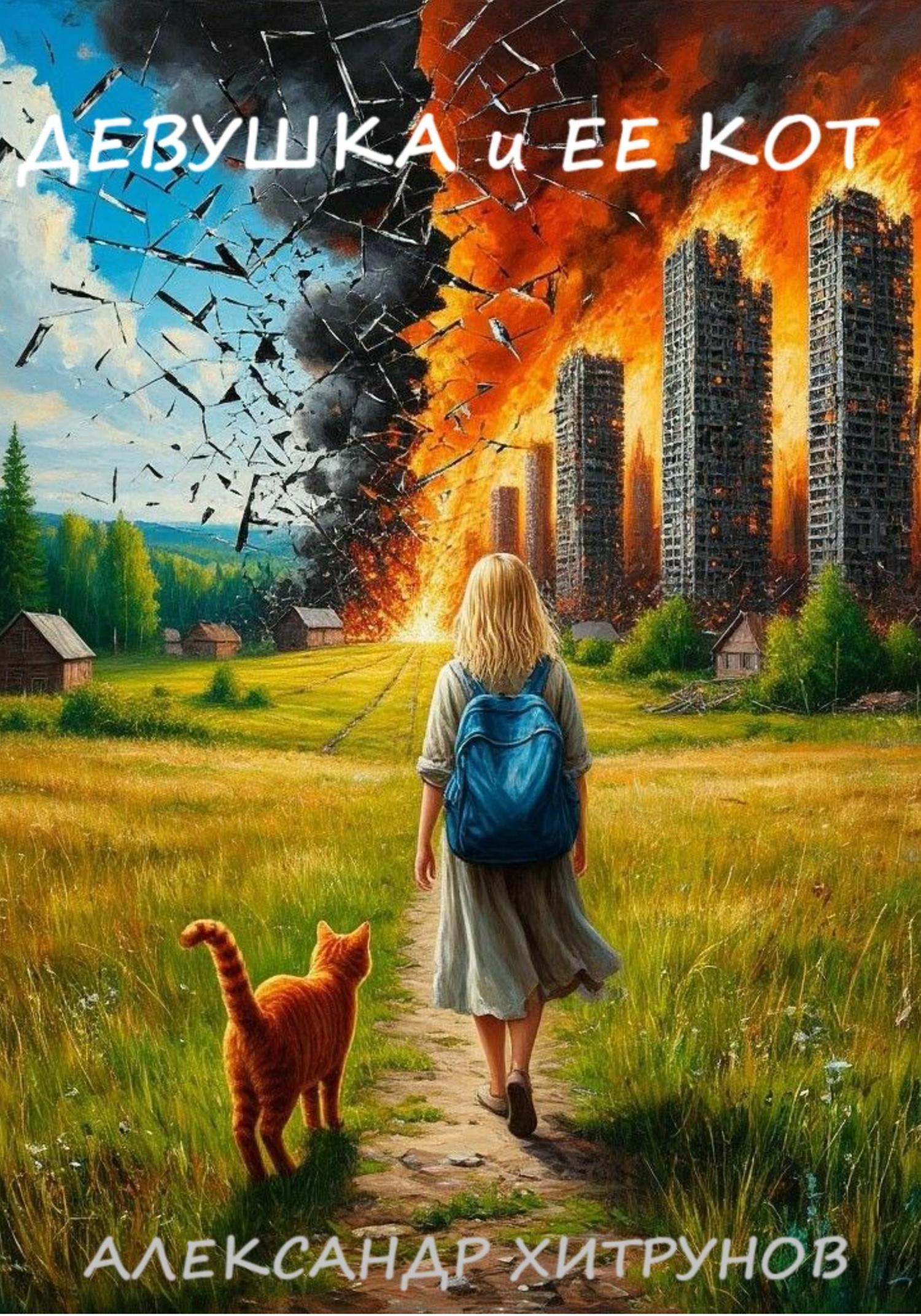 Обложка книги «Девушка и ее кот»
