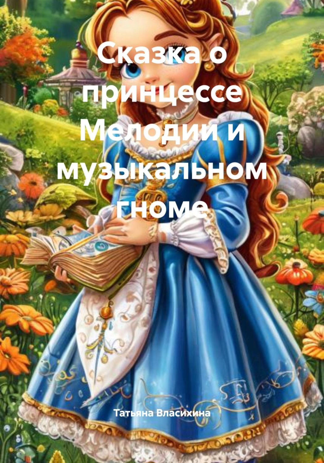 Обложка книги «Сказка о принцессе Мелодии и музыкальном гноме»