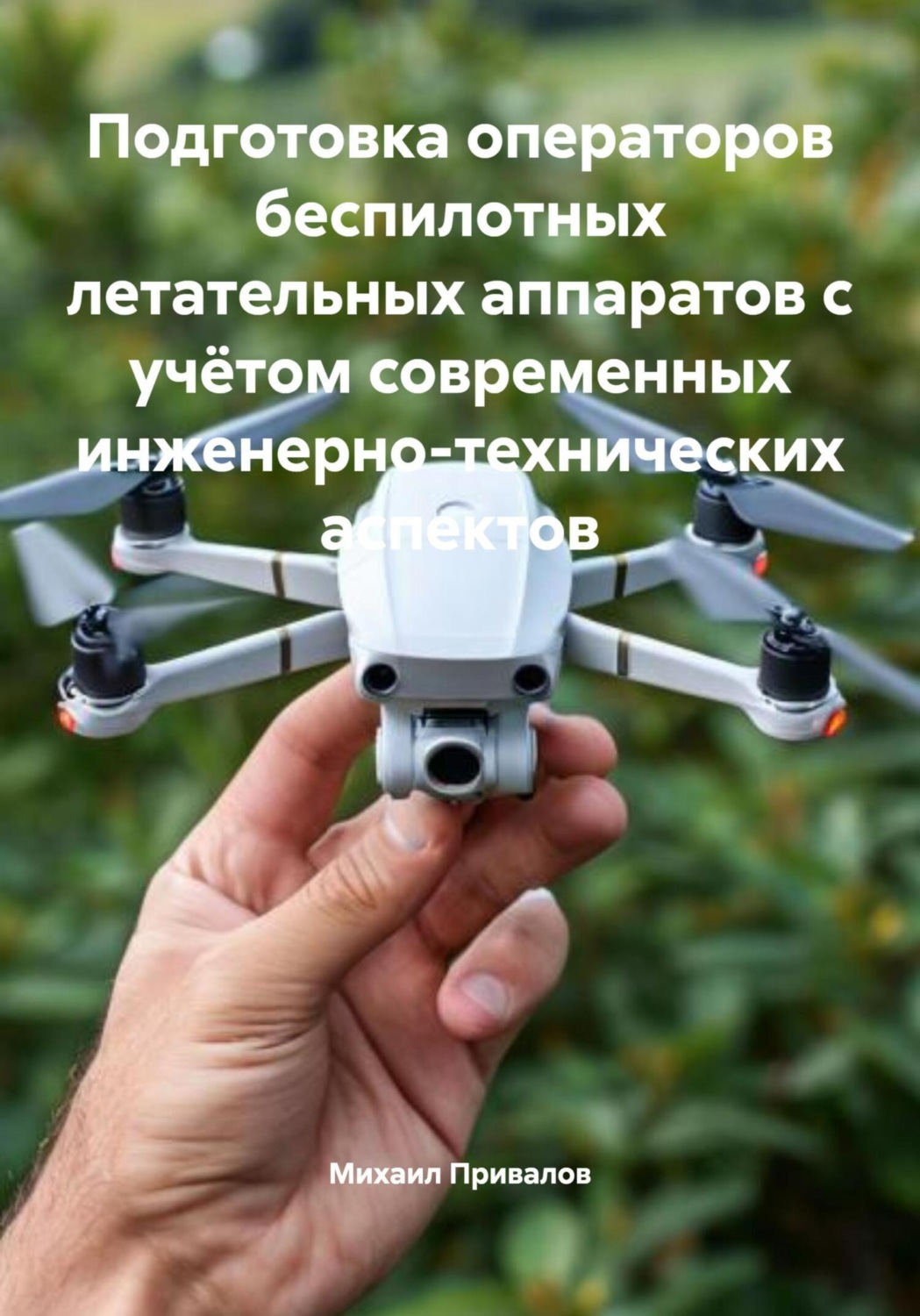 Обложка книги «Подготовка операторов беспилотных летательных аппаратов с учётом современных инженерно-технических аспектов»