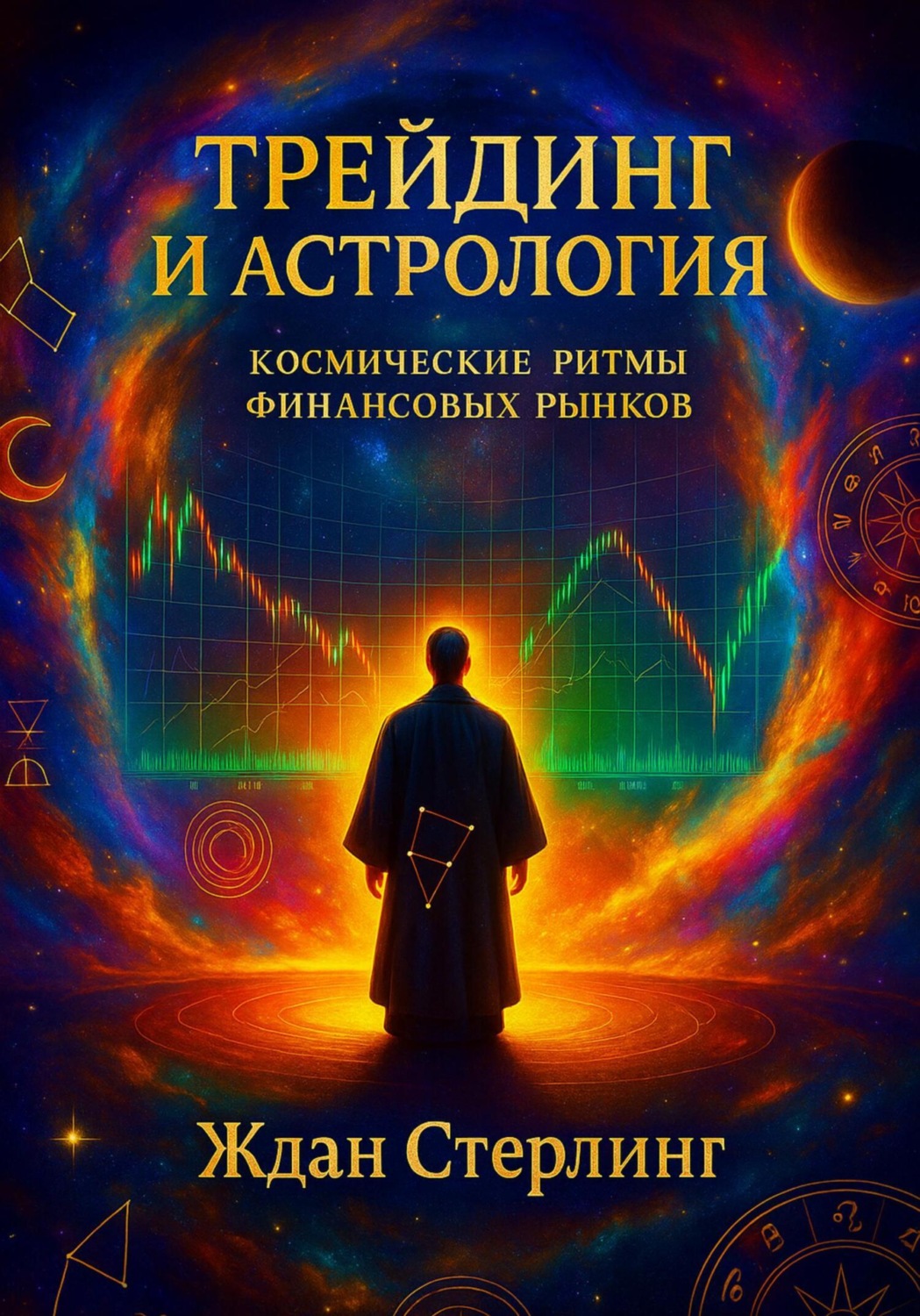 Обложка книги «Трейдинг и астрология: космические ритмы финансовых рынков»