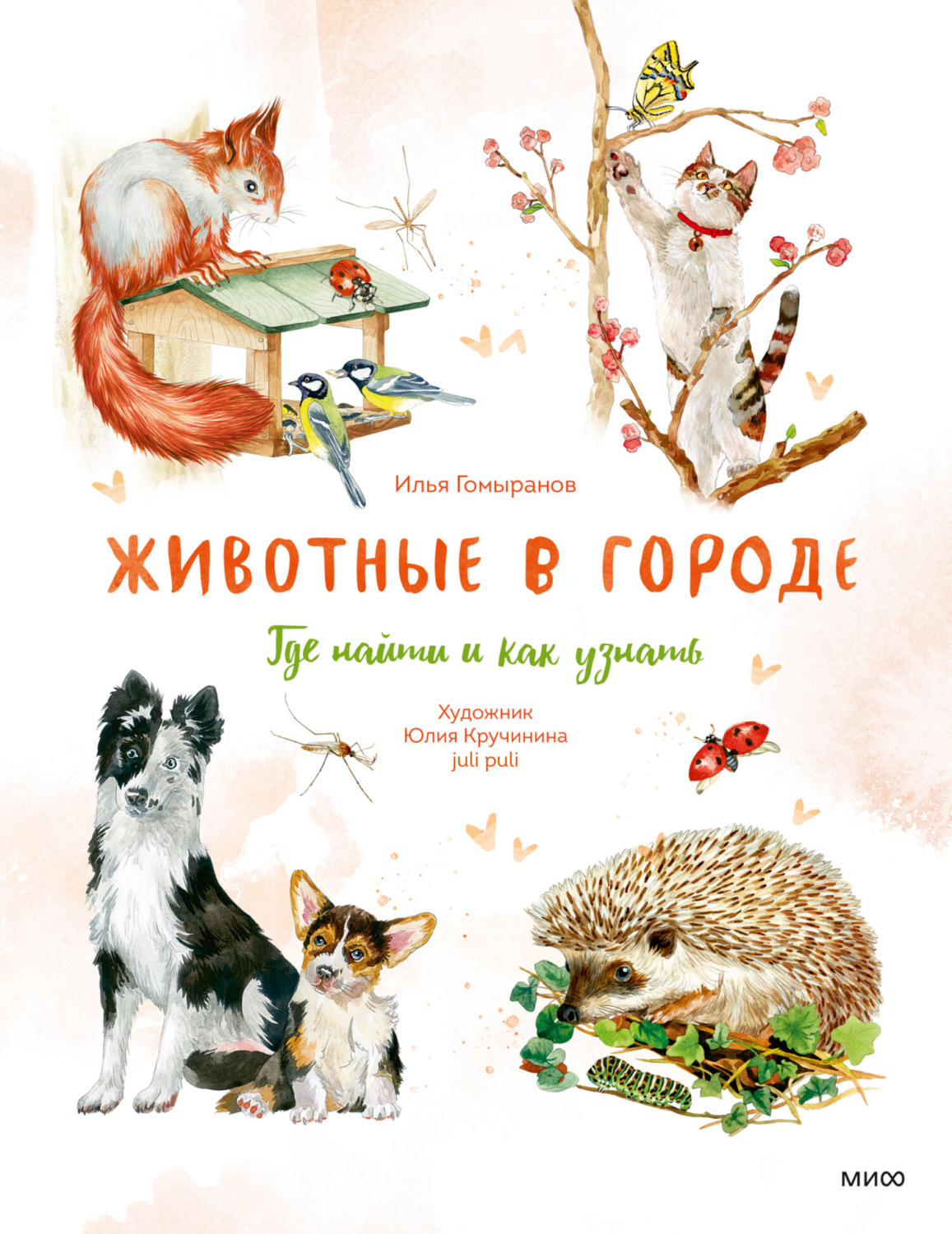 Обложка книги «Животные в городе. Где найти и как узнать»