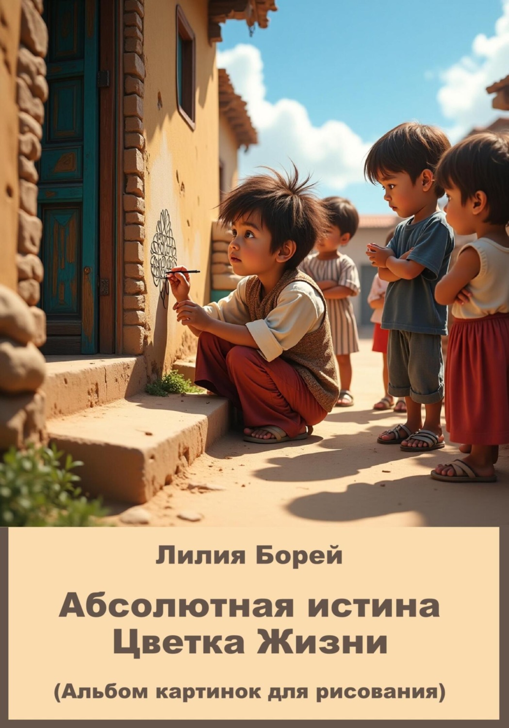 Обложка книги «Абсолютная истина Цветка Жизни (альбом картинок для рисования)»