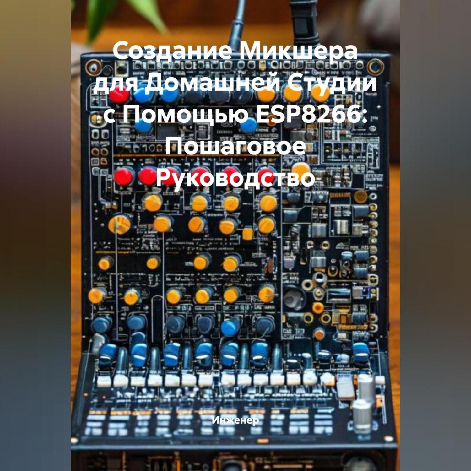Обложка книги «Создание Микшера для Домашней Студии с Помощью ESP8266: Пошаговое Руководство»