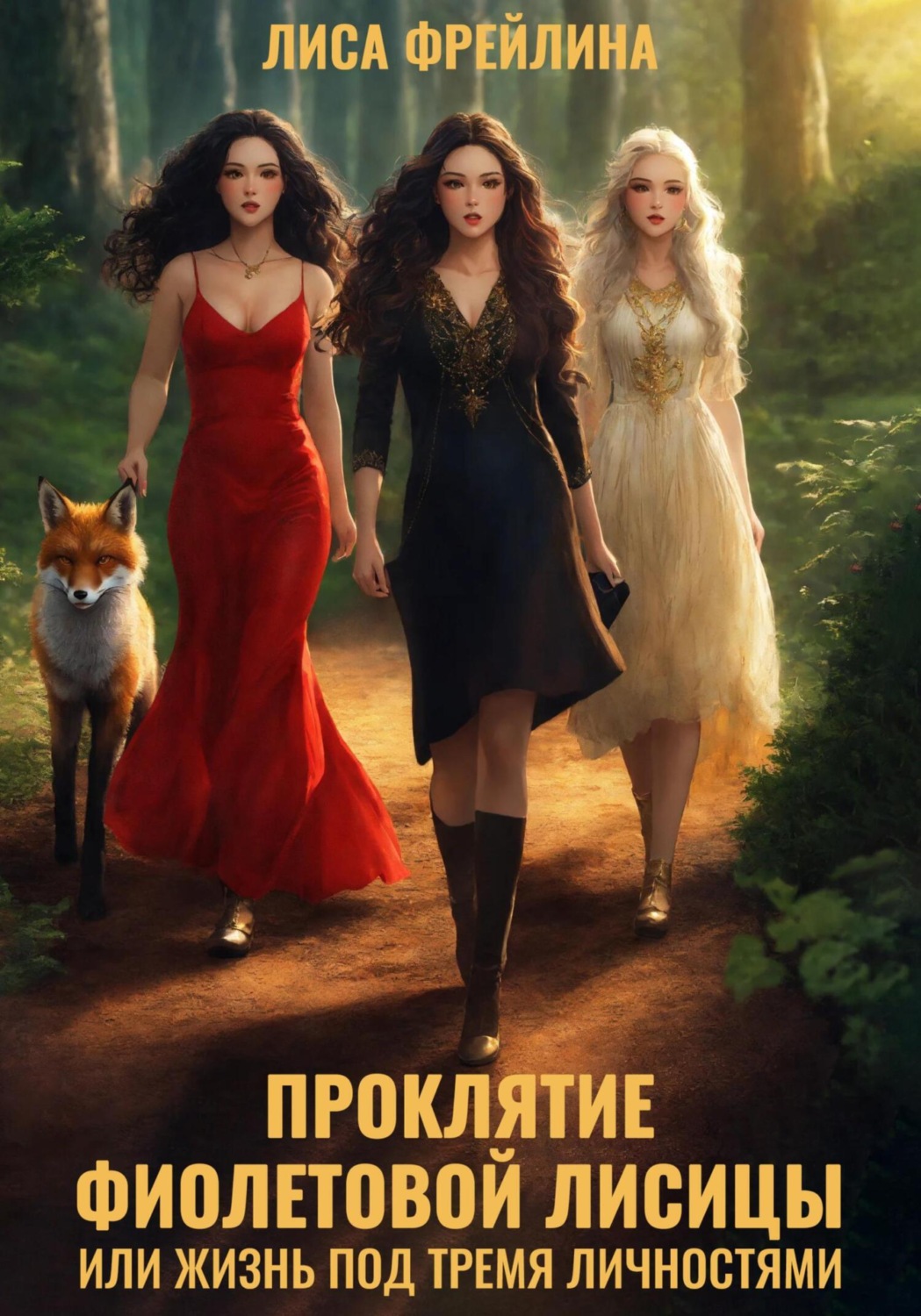 Обложка книги «Проклятие фиолетовой лисицы, или Жизнь под тремя личностями»