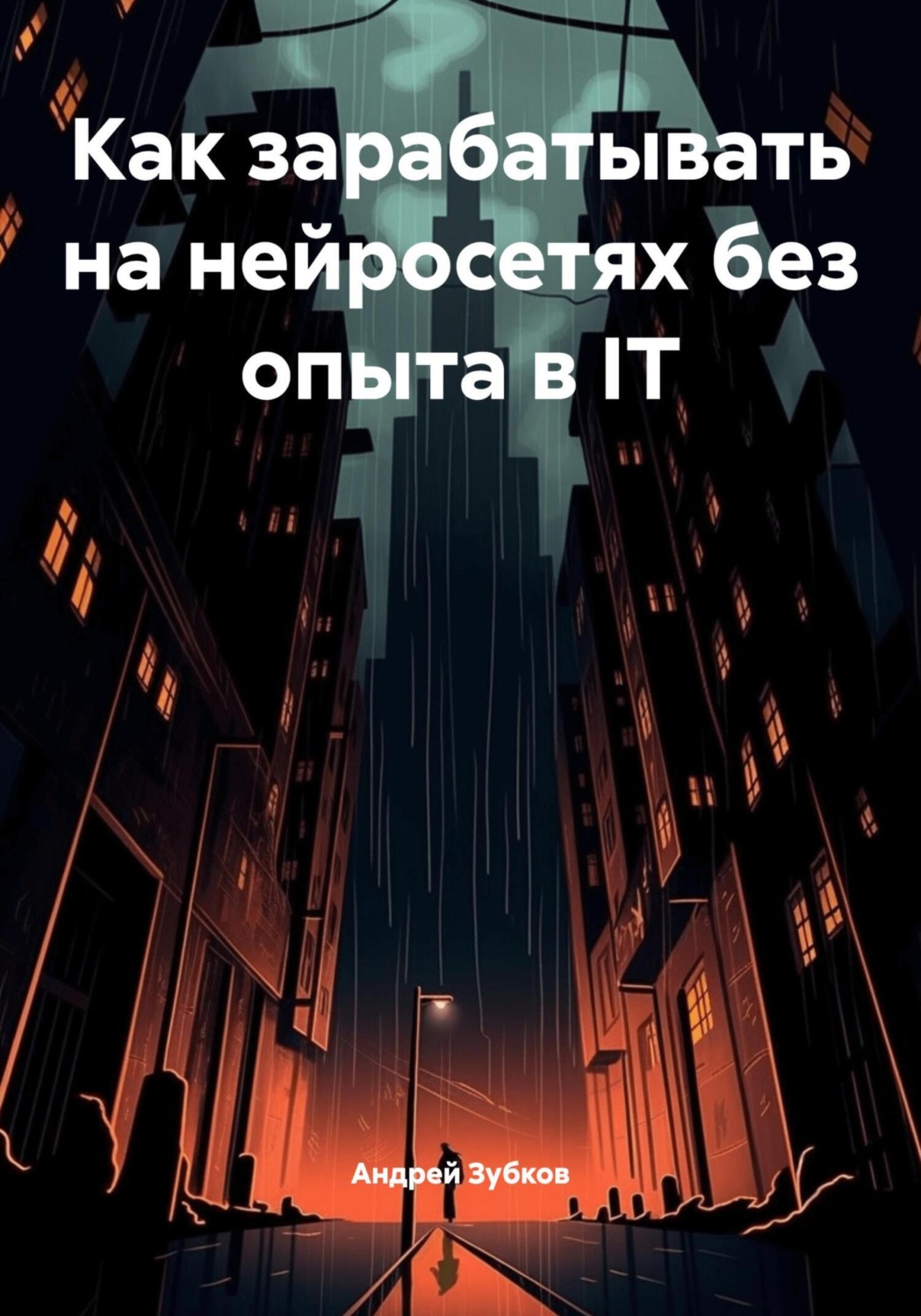 Обложка книги «Как зарабатывать на нейросетях без опыта в IT»