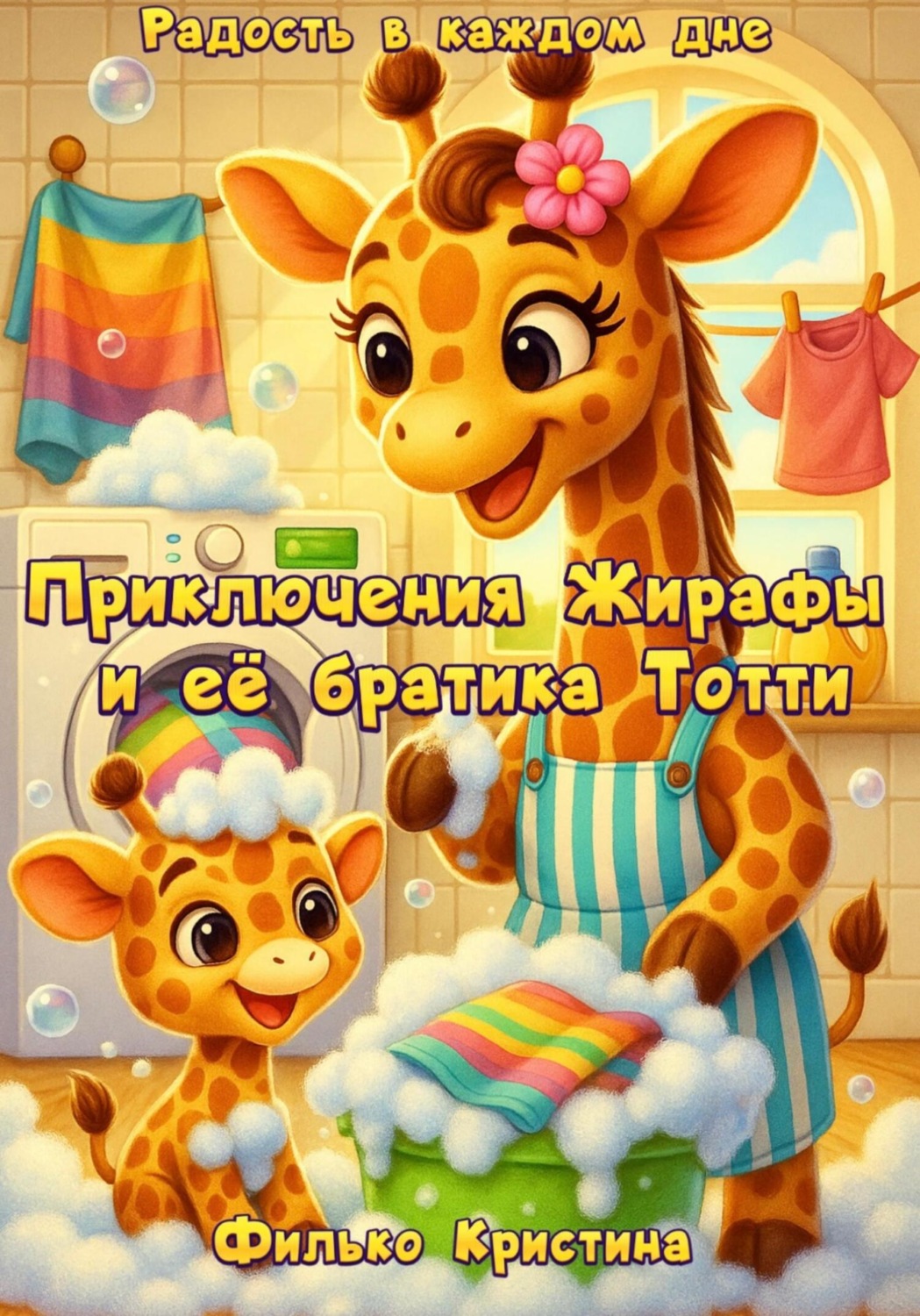 Обложка книги «Приключения Жирафы и её братика Тотти. Радость в каждом дне»