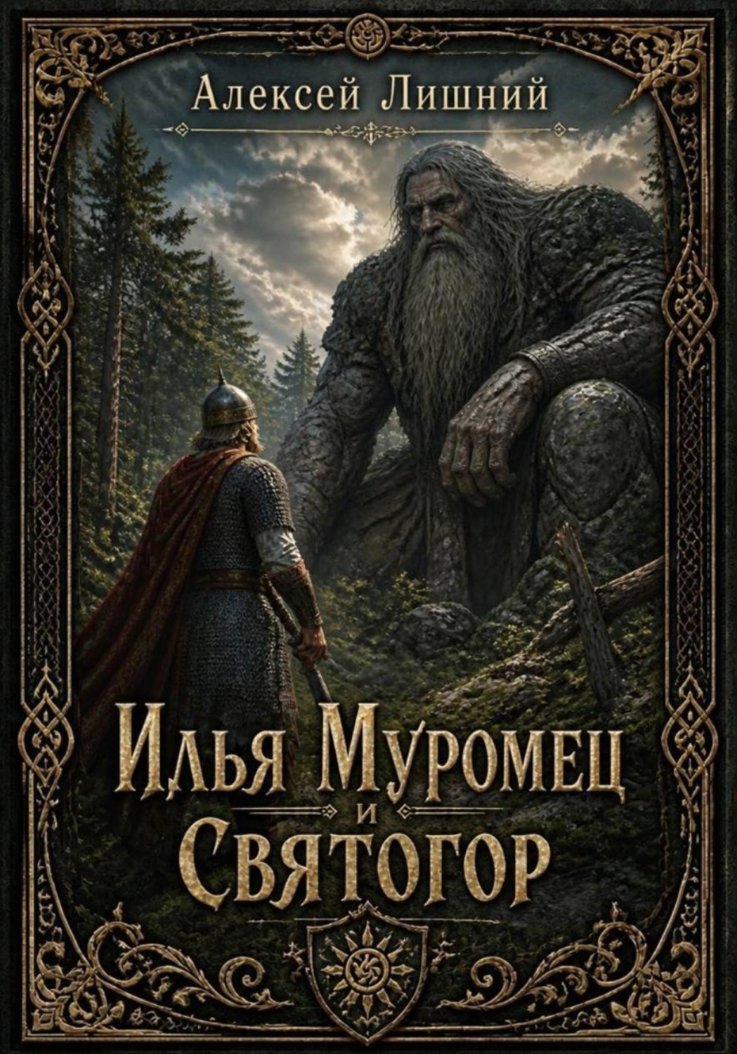 Обложка книги «Илья Муромец и Святогор»