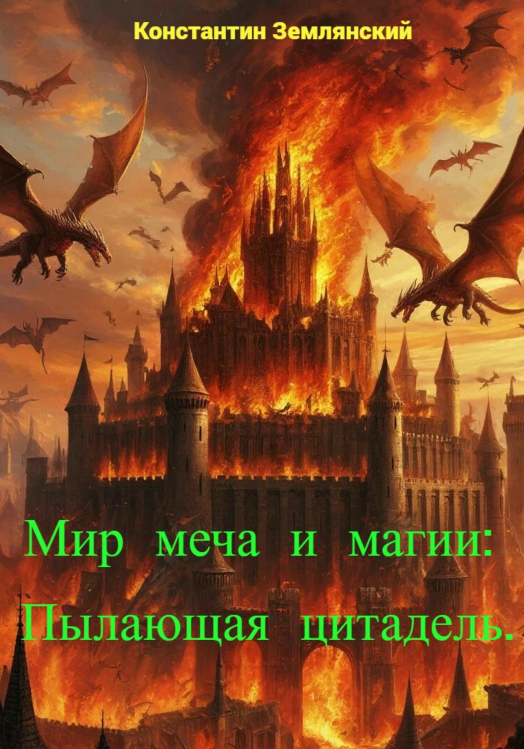 Обложка книги «Мир меча и магии: Пылающая цитадель»